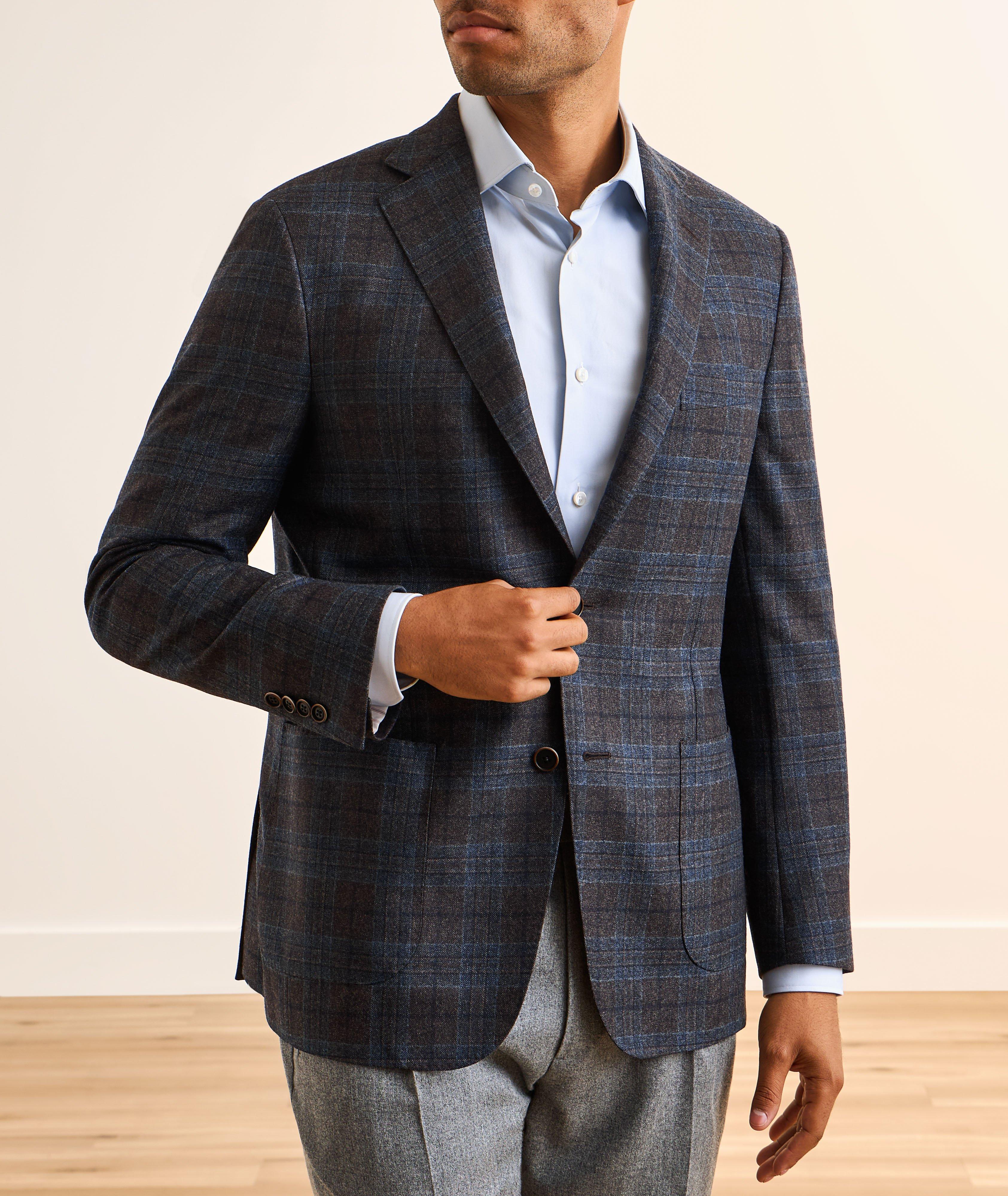Cosmo Checked Wool Sport Jacket image 1