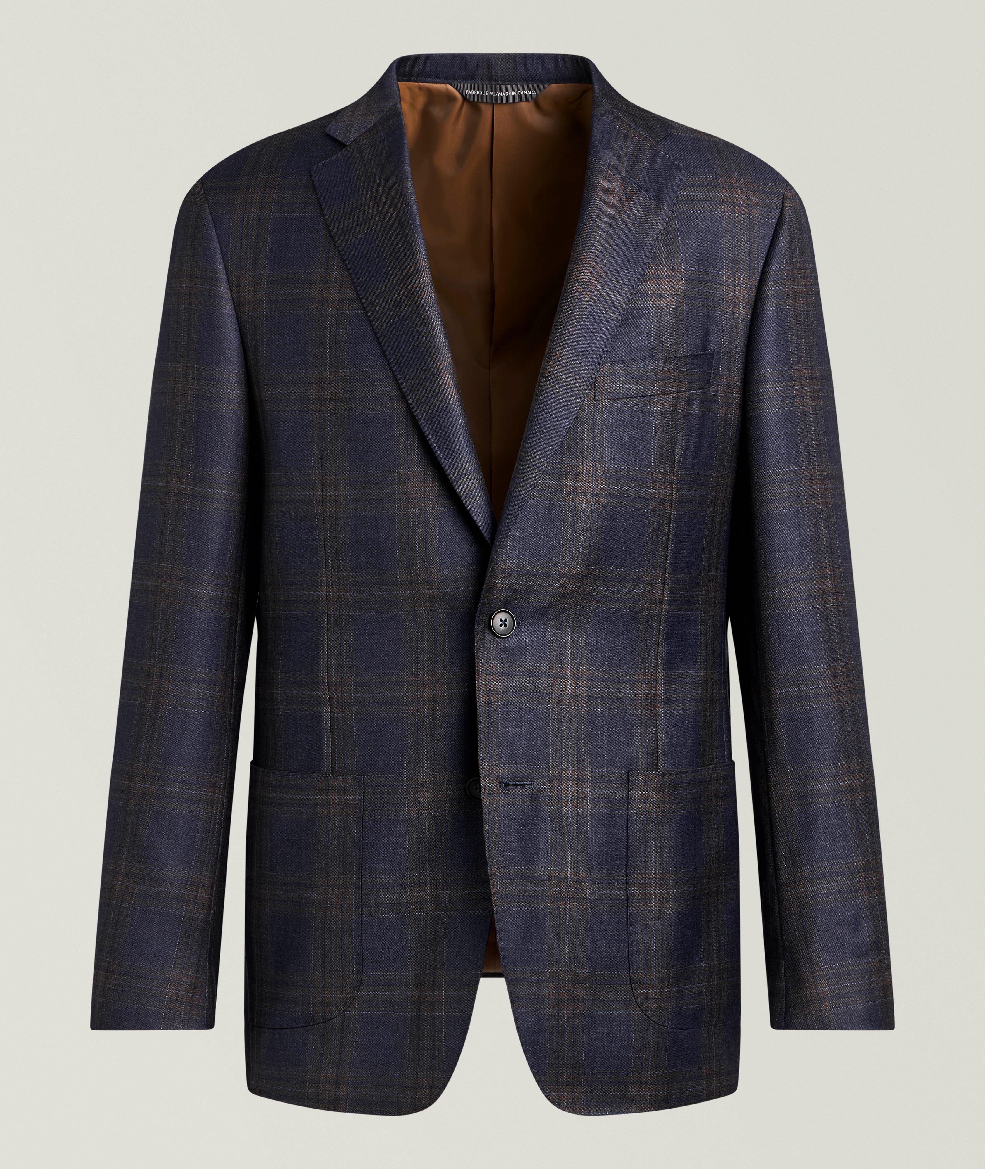 Samuelsohn Cosmo Checked Wool Sport Jacket
