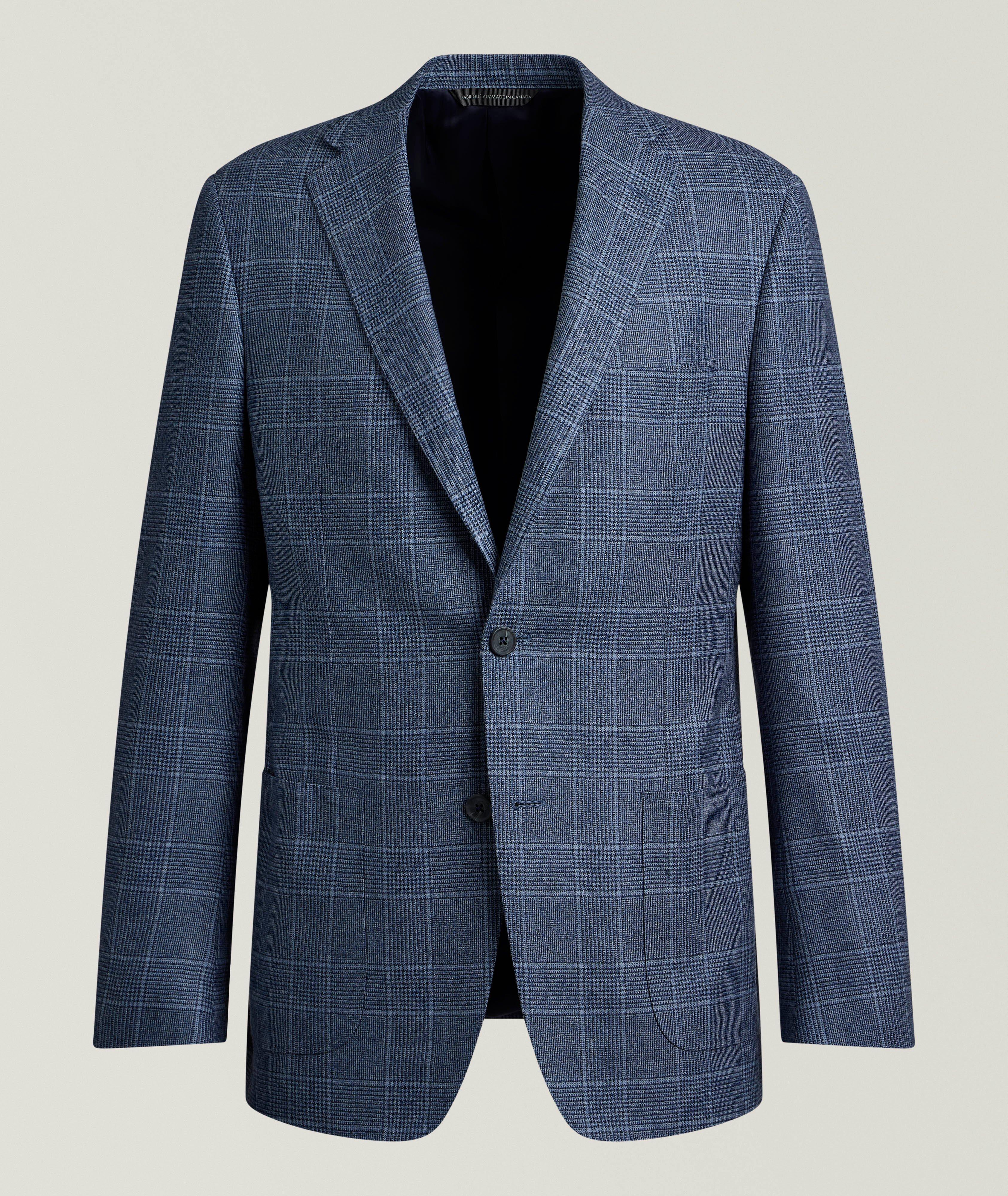 Samuelsohn Cosmo Checked Wool Sport Jacket