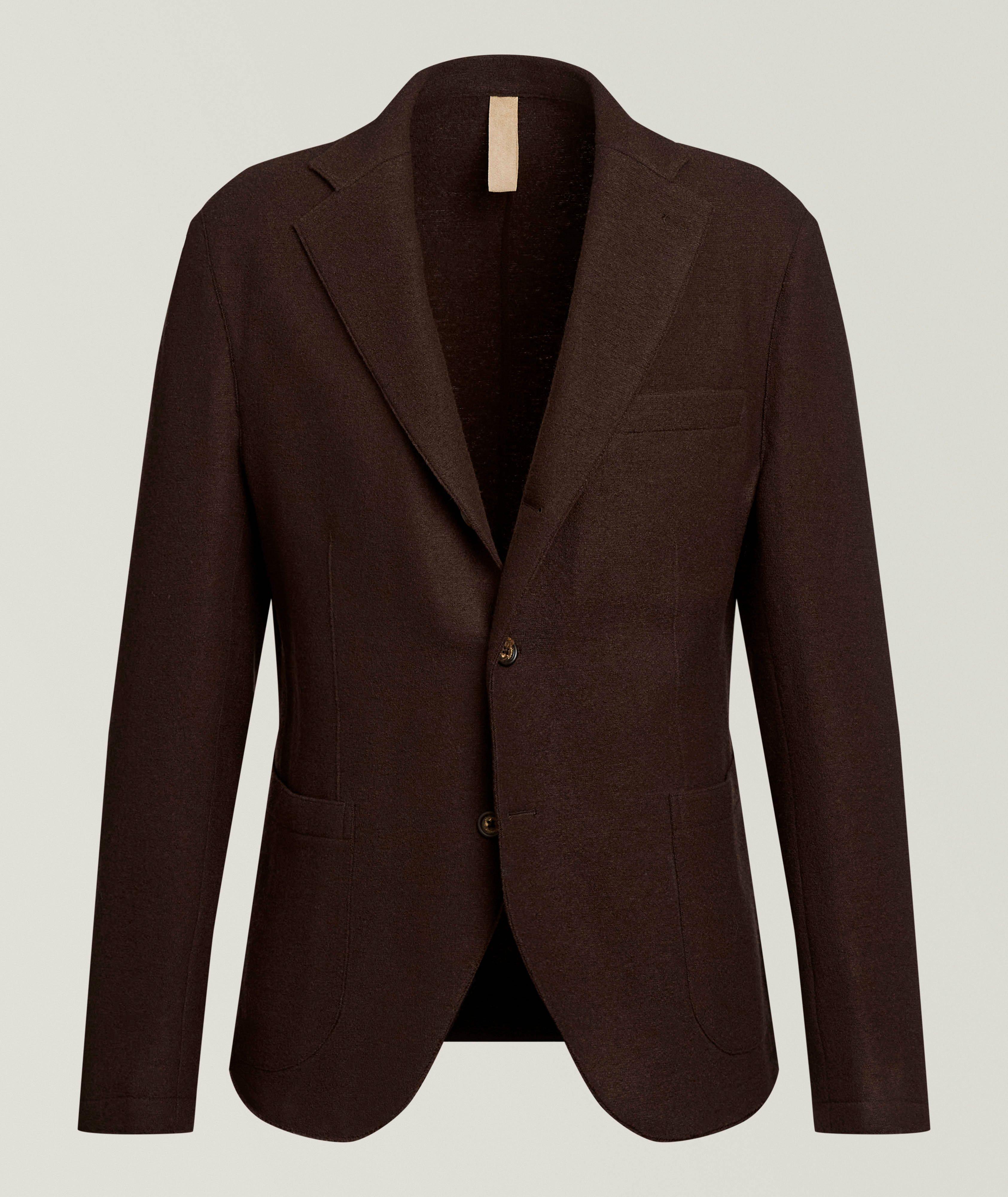 Eleventy Boiled Wool Sport Jacket 