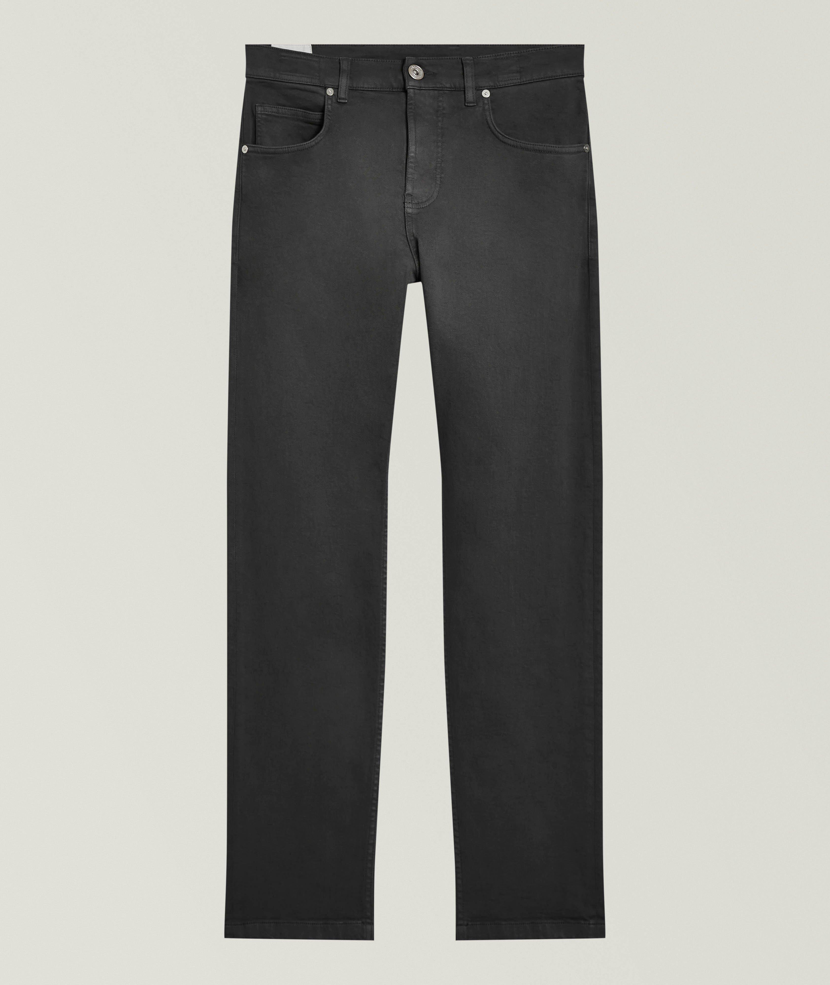 Eleventy Cotton-Stretch Five-Pocket Pants