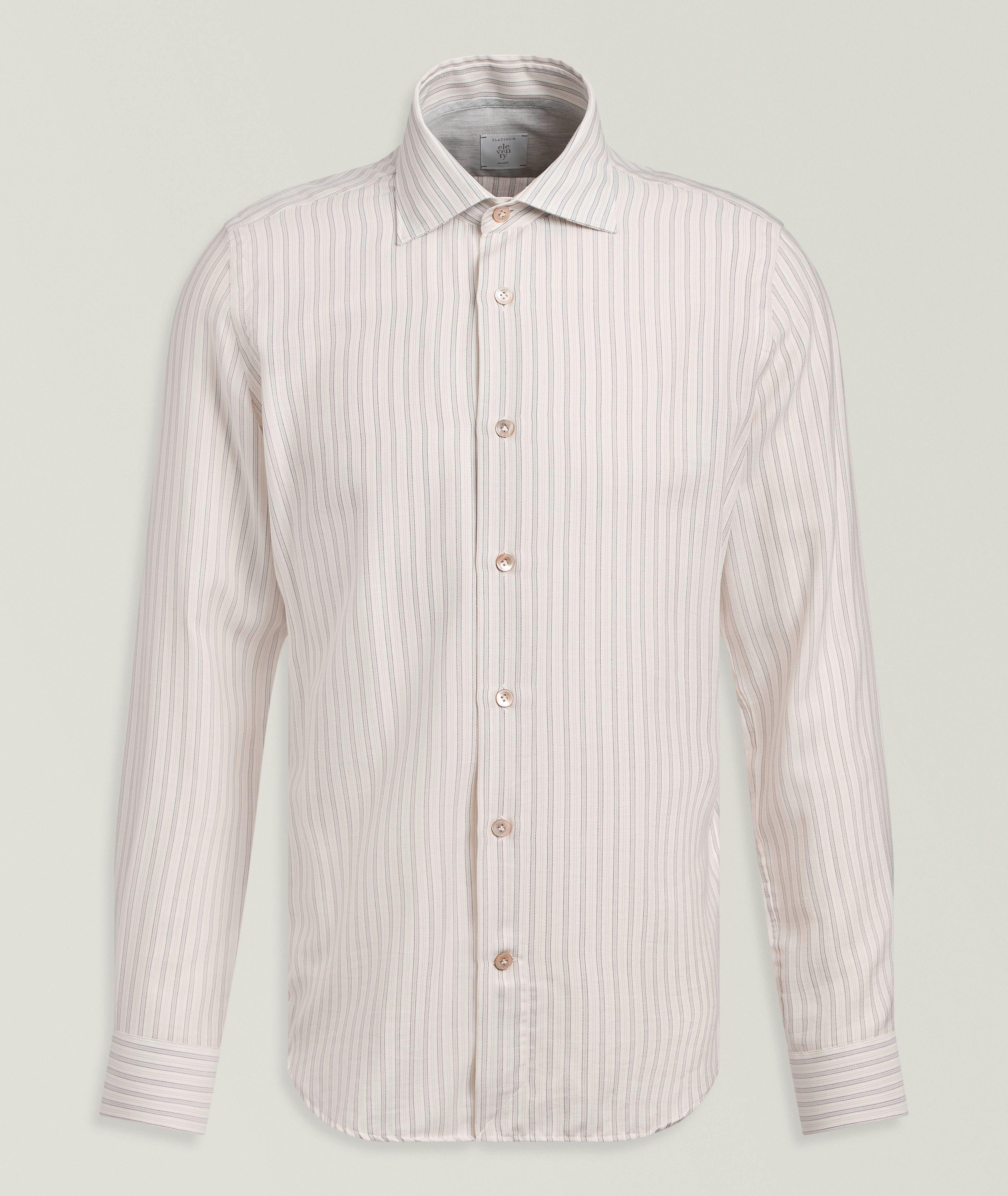 Striped Lyocell-Cotton Shirt  image 0