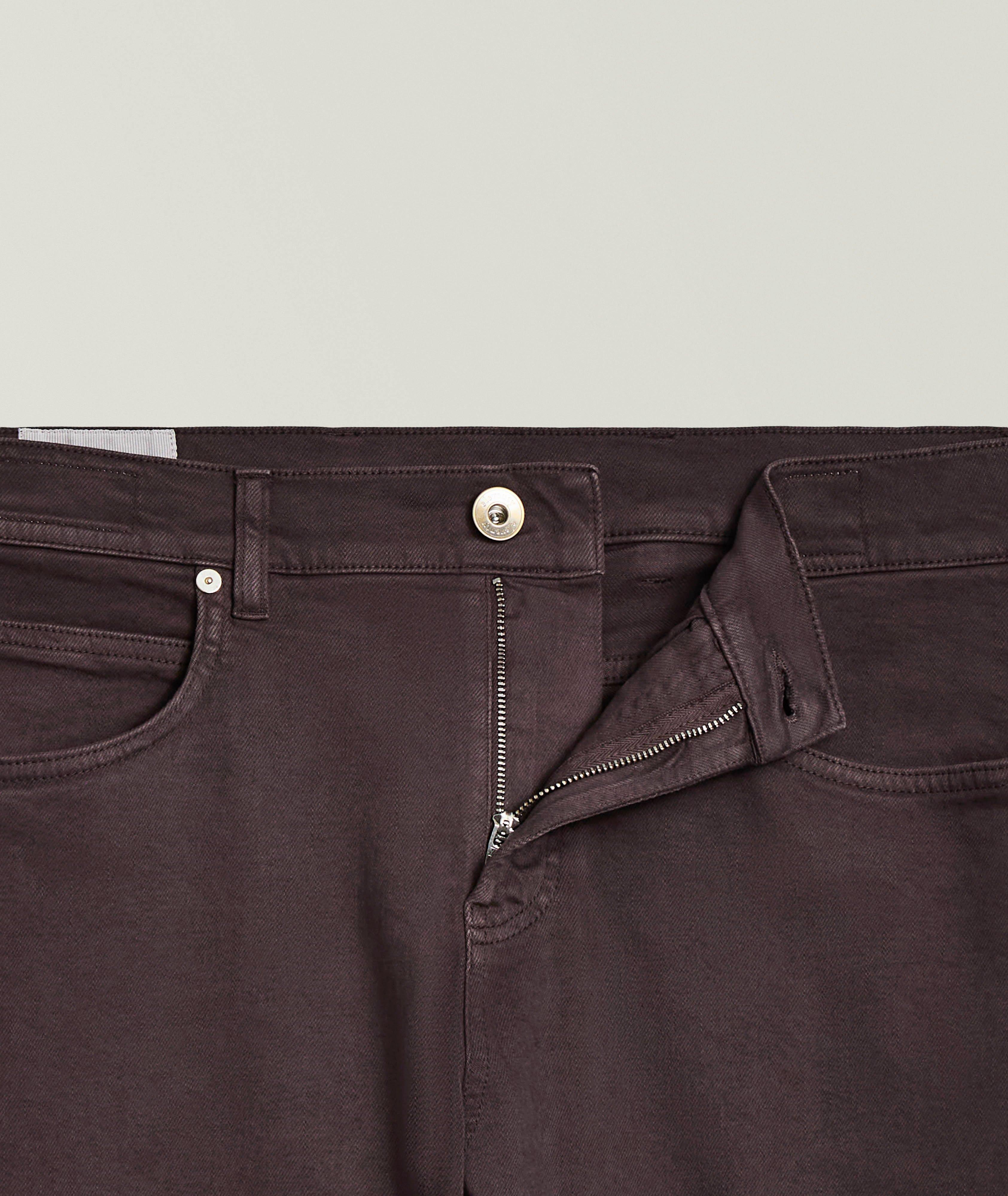 Cotton-Stretch Five-Pocket Pants image 1