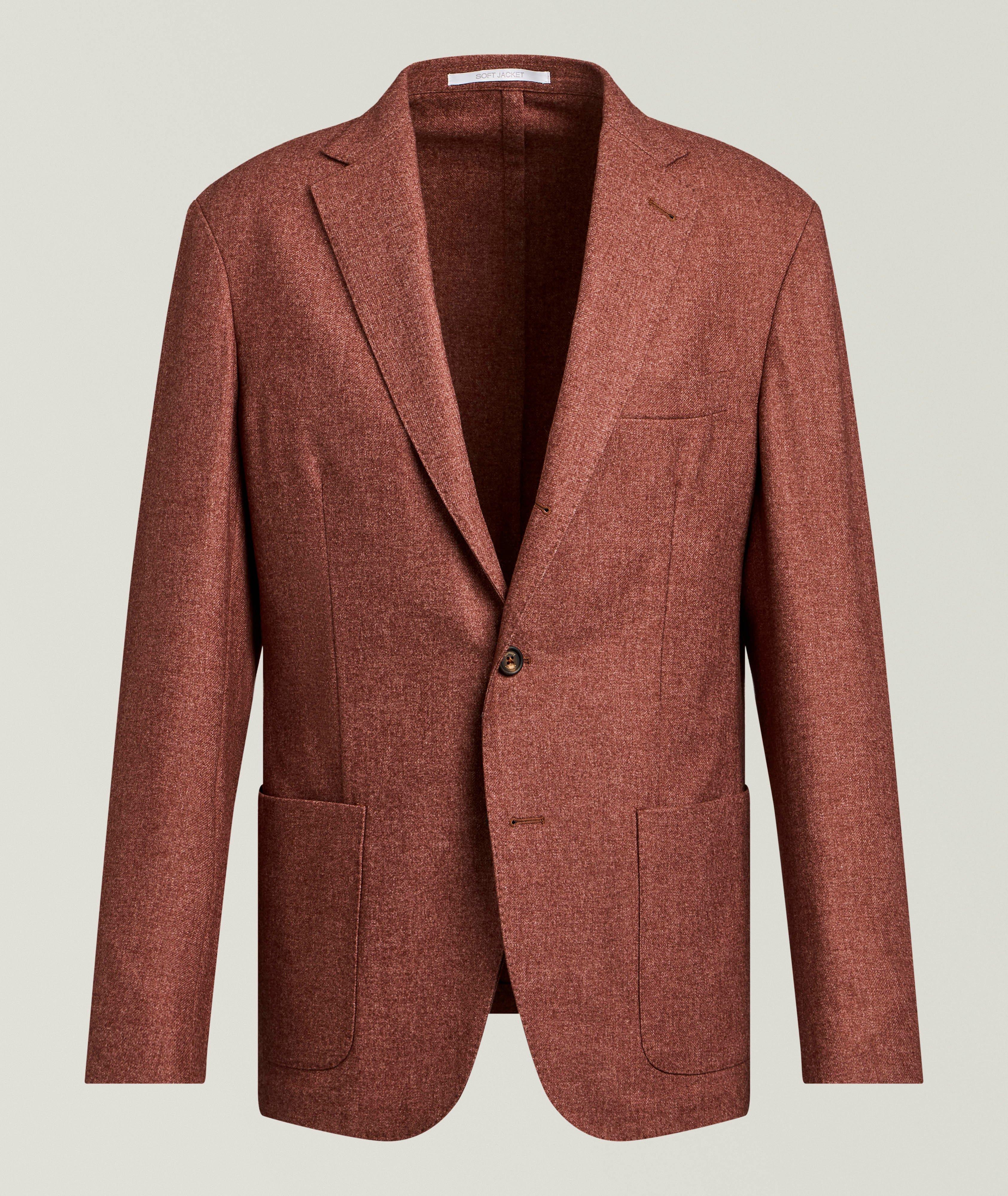 Eleventy Soft Wool-Blend Sport Jacket