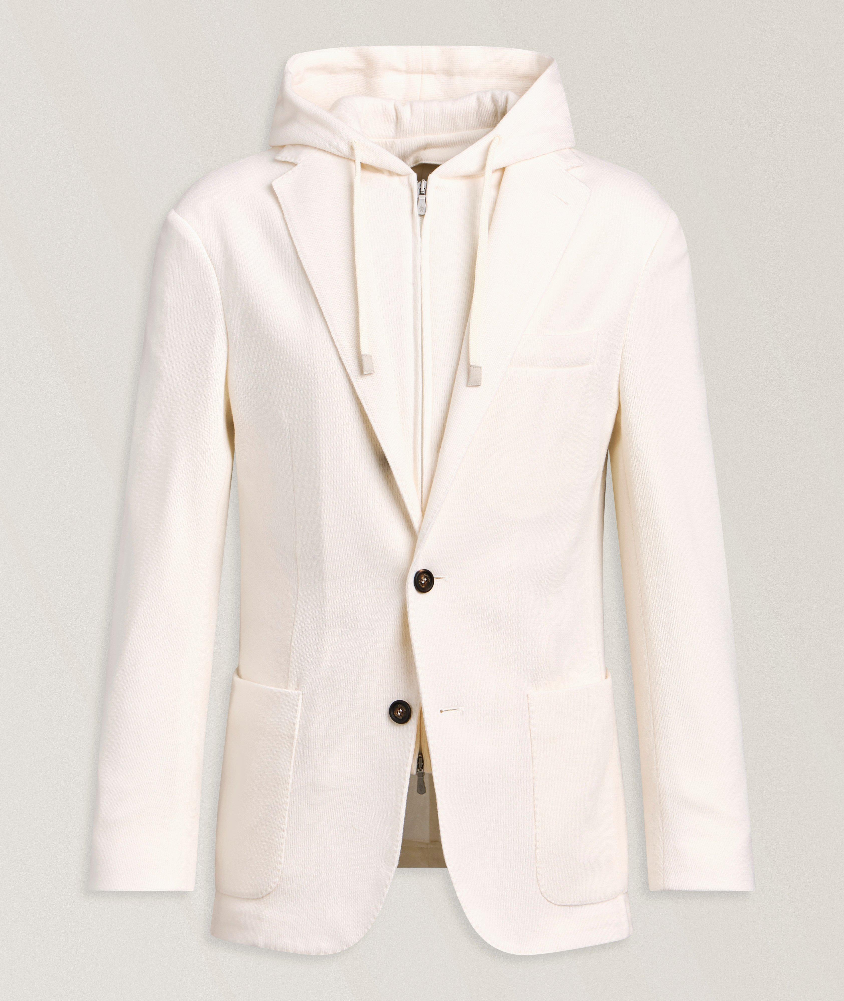 Eleventy Removable Bib Wool-Blend Sport Jacket