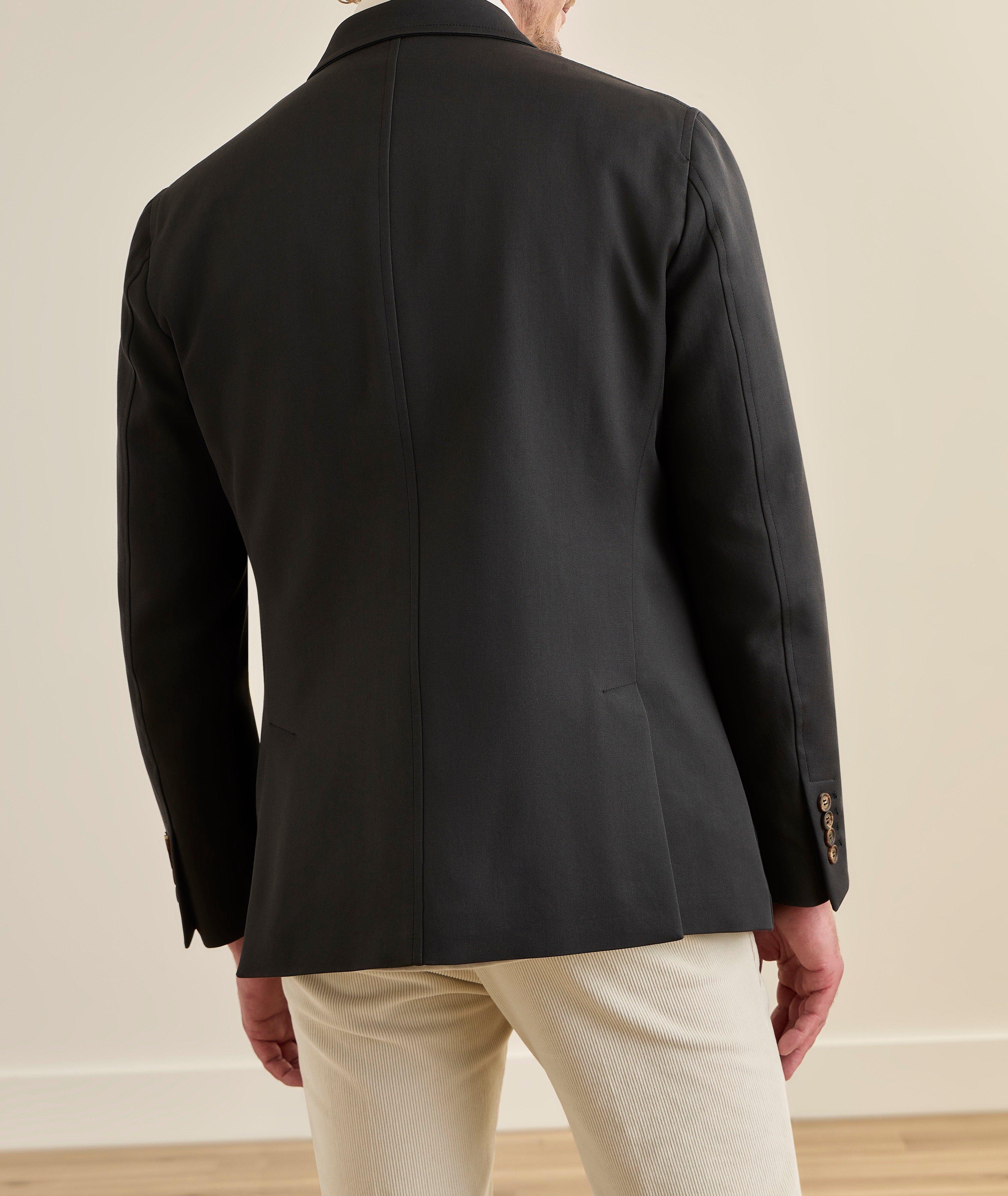 Double-Breasted Cotton Peacoat  image 2