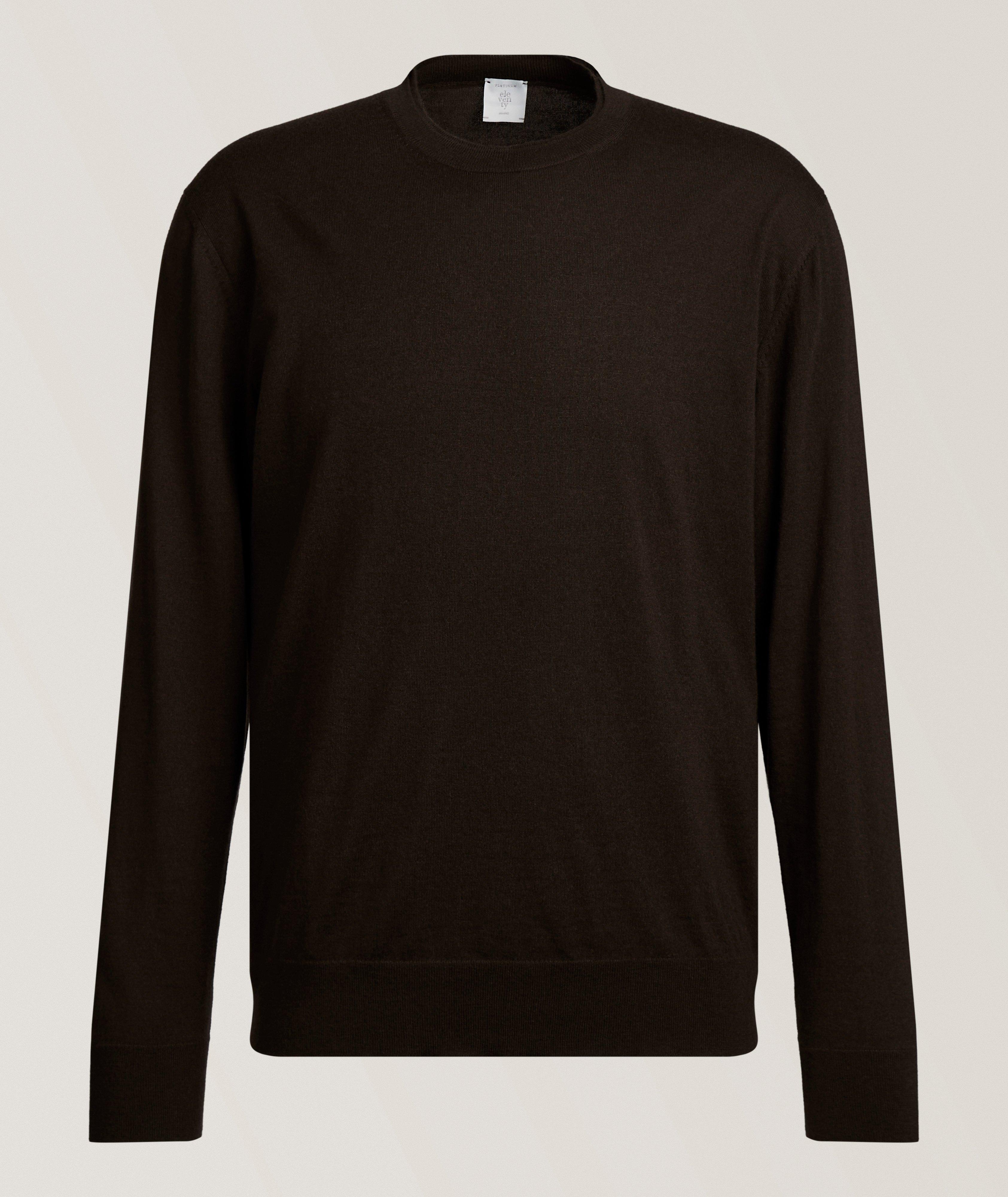 Eleventy Tipped Cashmere Sweater