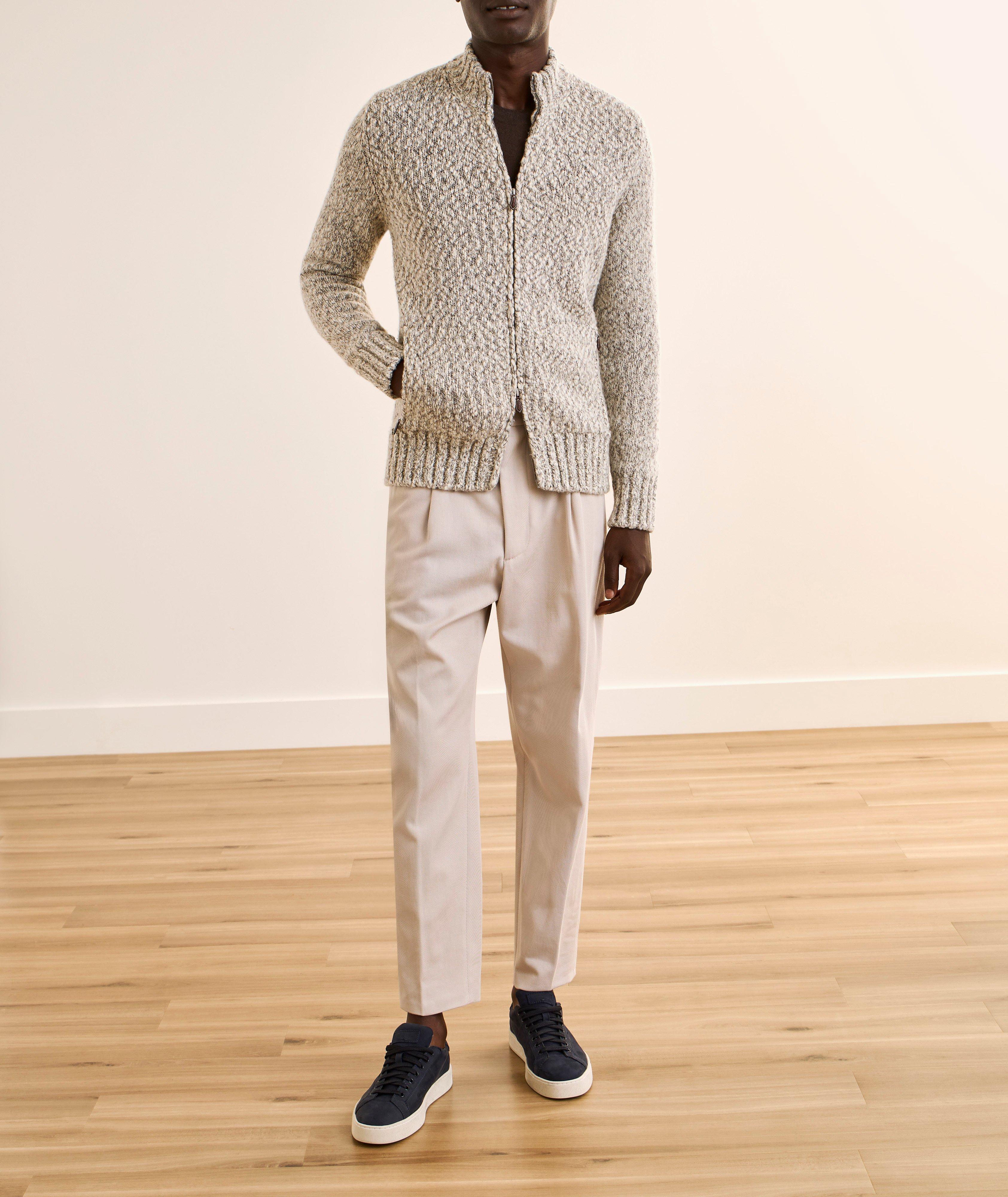 Tipped Cashmere Sweater image 4