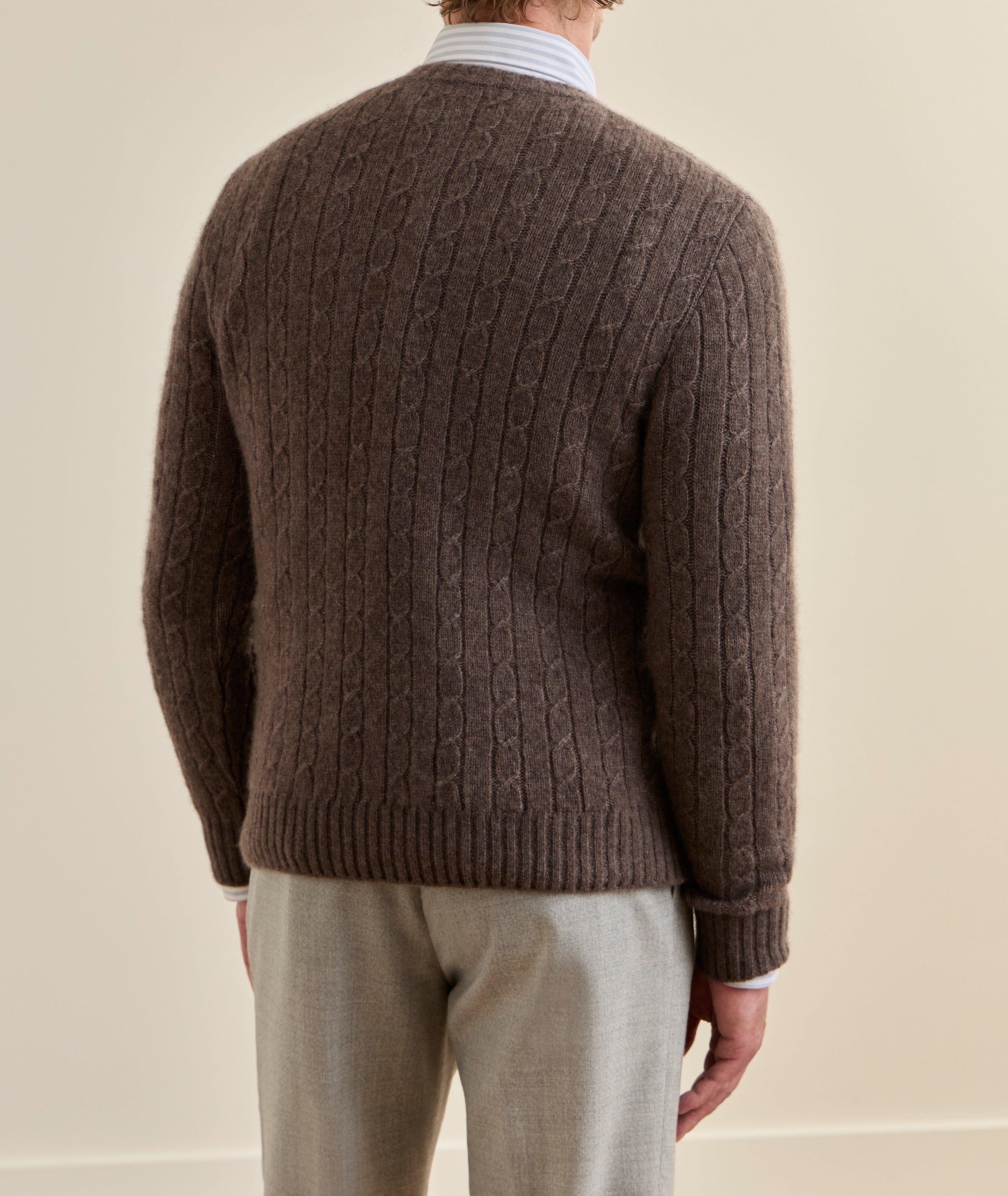 Cable Knit Cashmere-Blend Sweater image 2