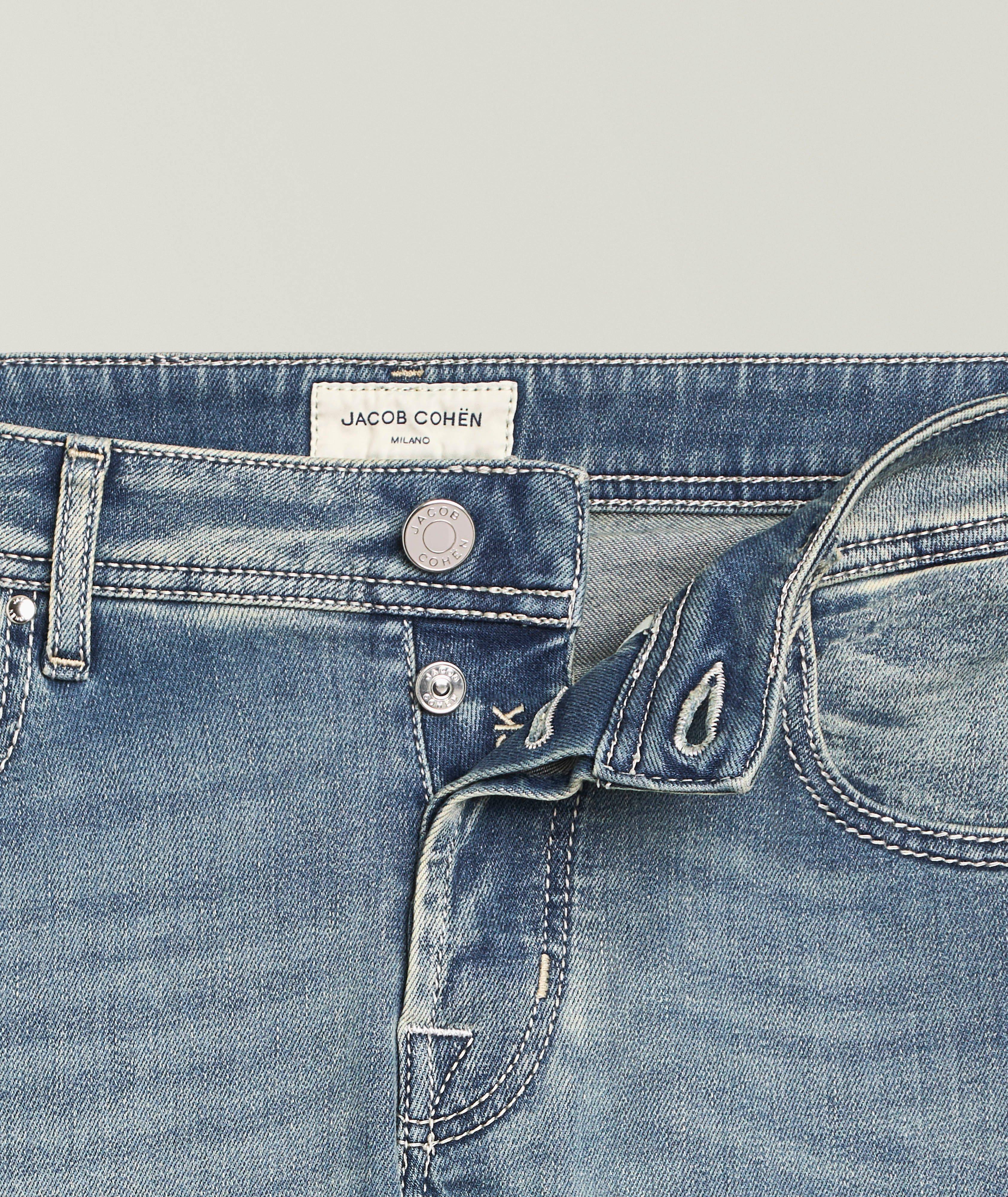 Nick Ribbed Patch Slim-Fit Jeans  image 1