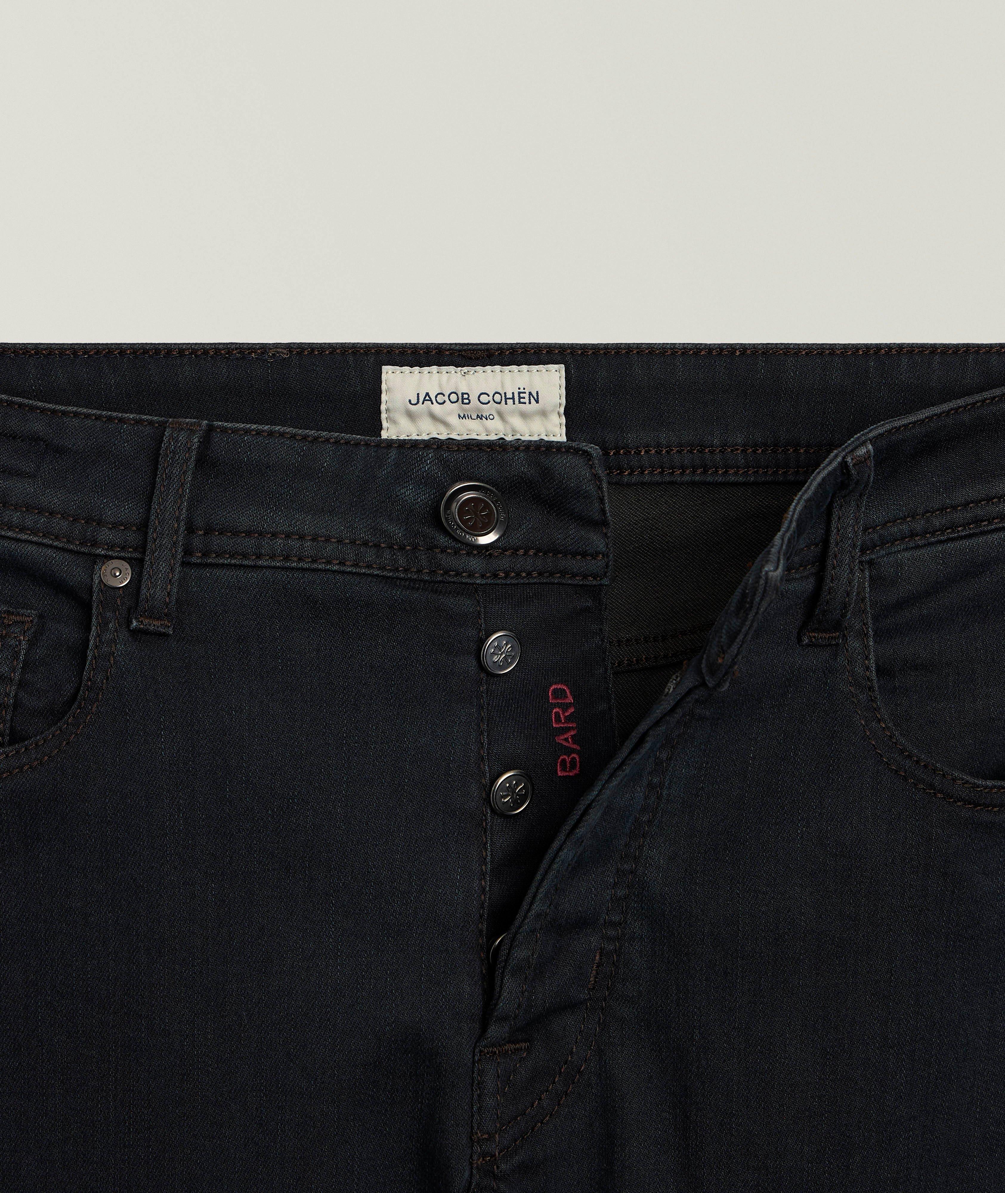 Bard Herringbone Patch Slim-Fit Jeans image 5