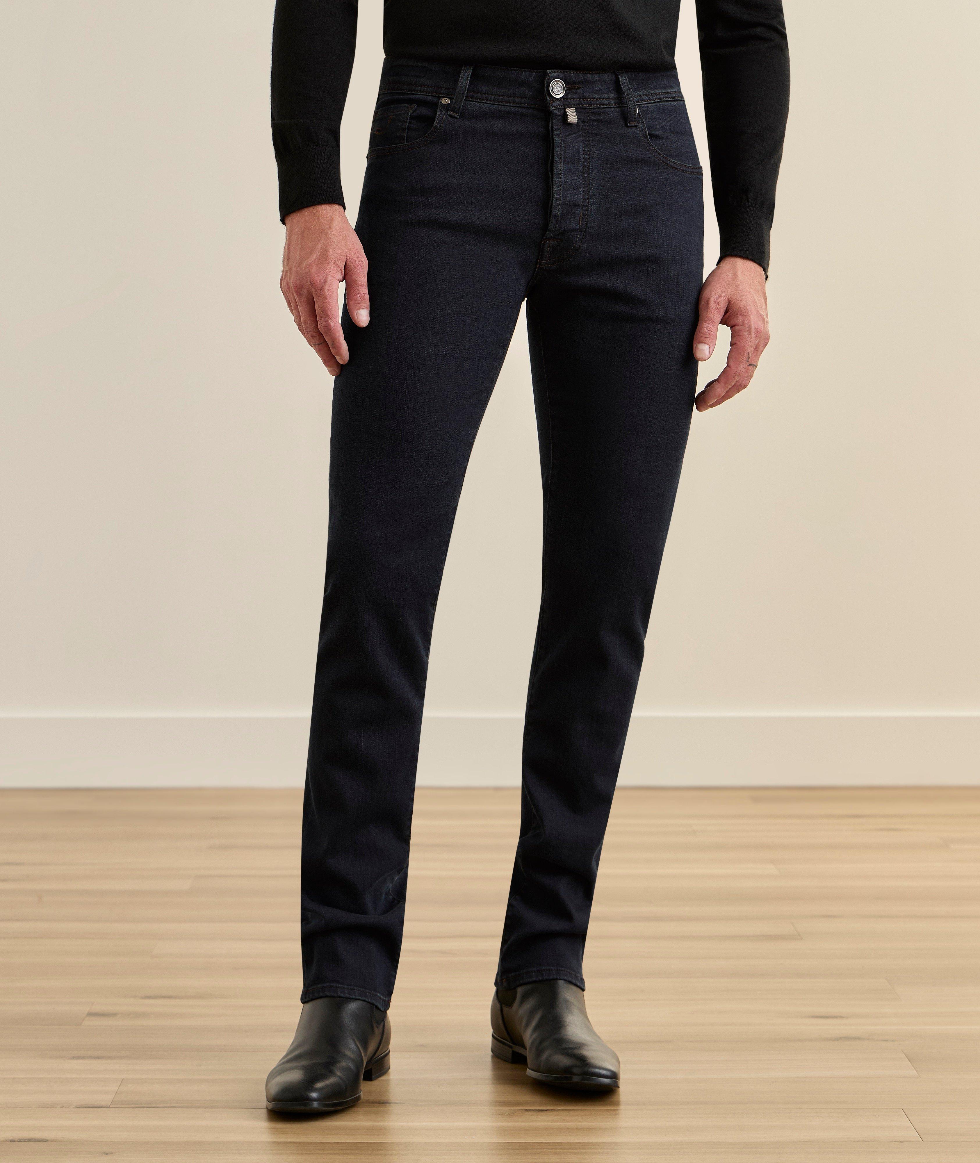 Bard Herringbone Patch Slim-Fit Jeans image 1