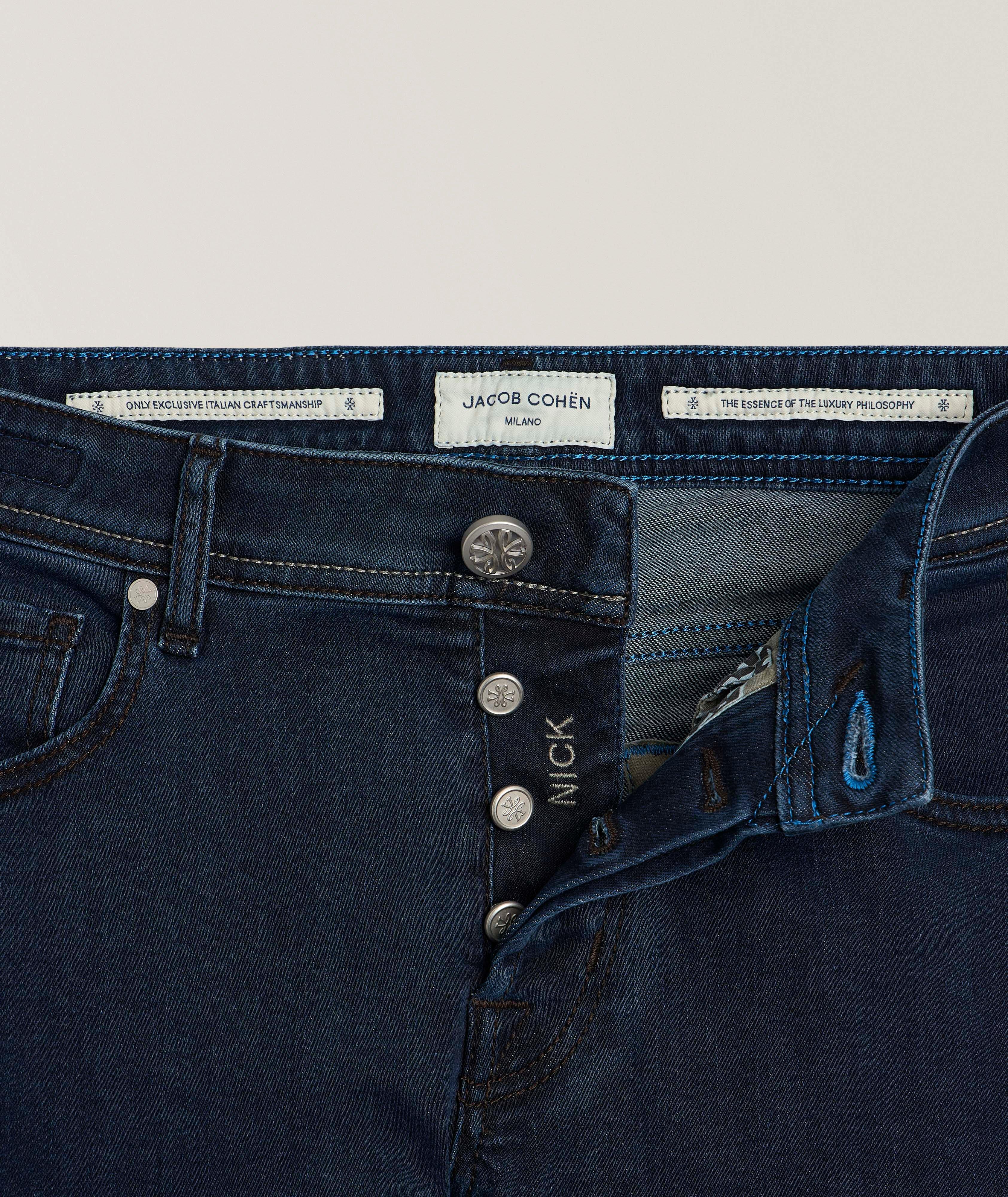 Nick Race Car Patch Slim-Fit Jeans image 5