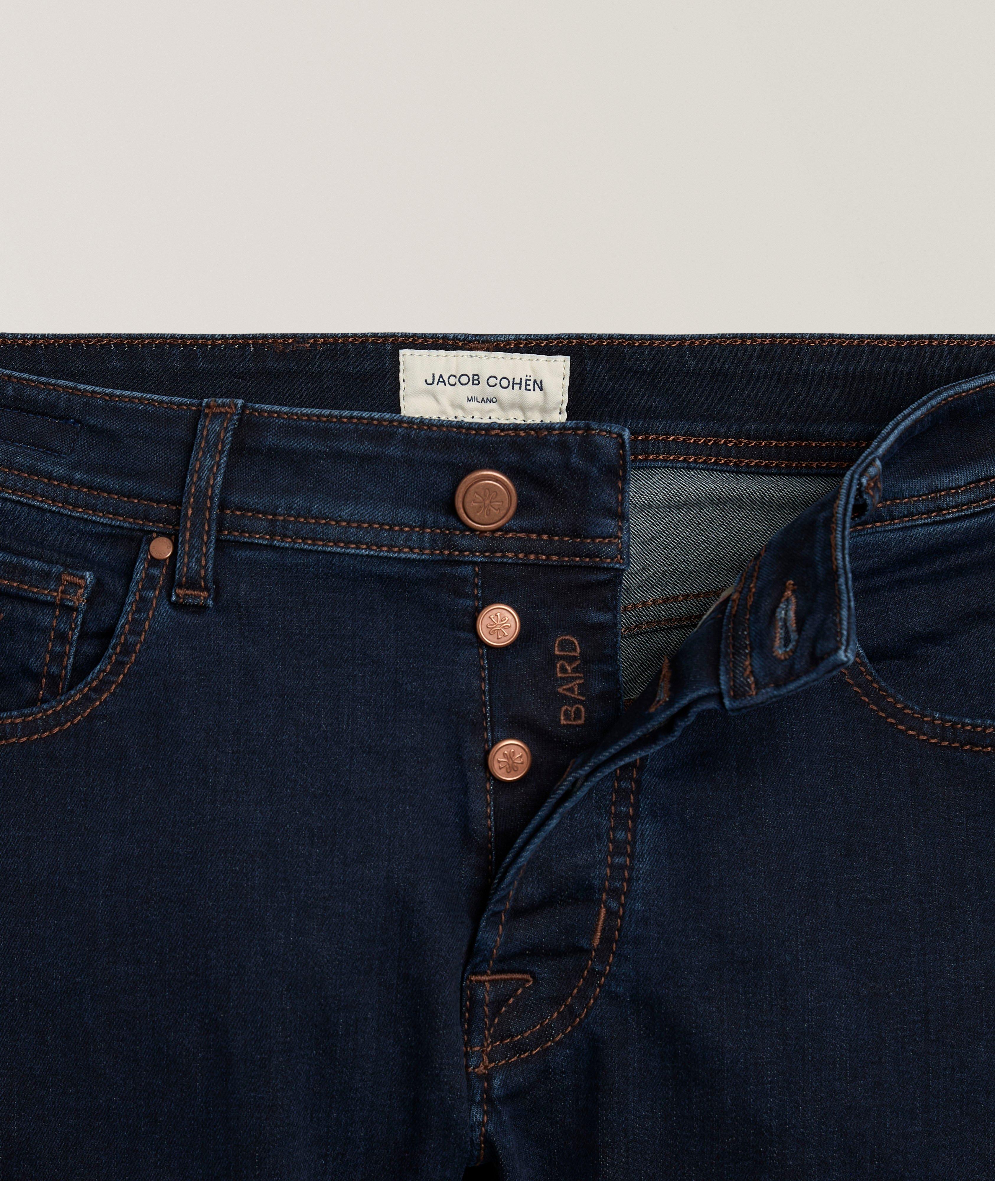 Bard Houndstooth Patch Slim-Fit Jeans image 5