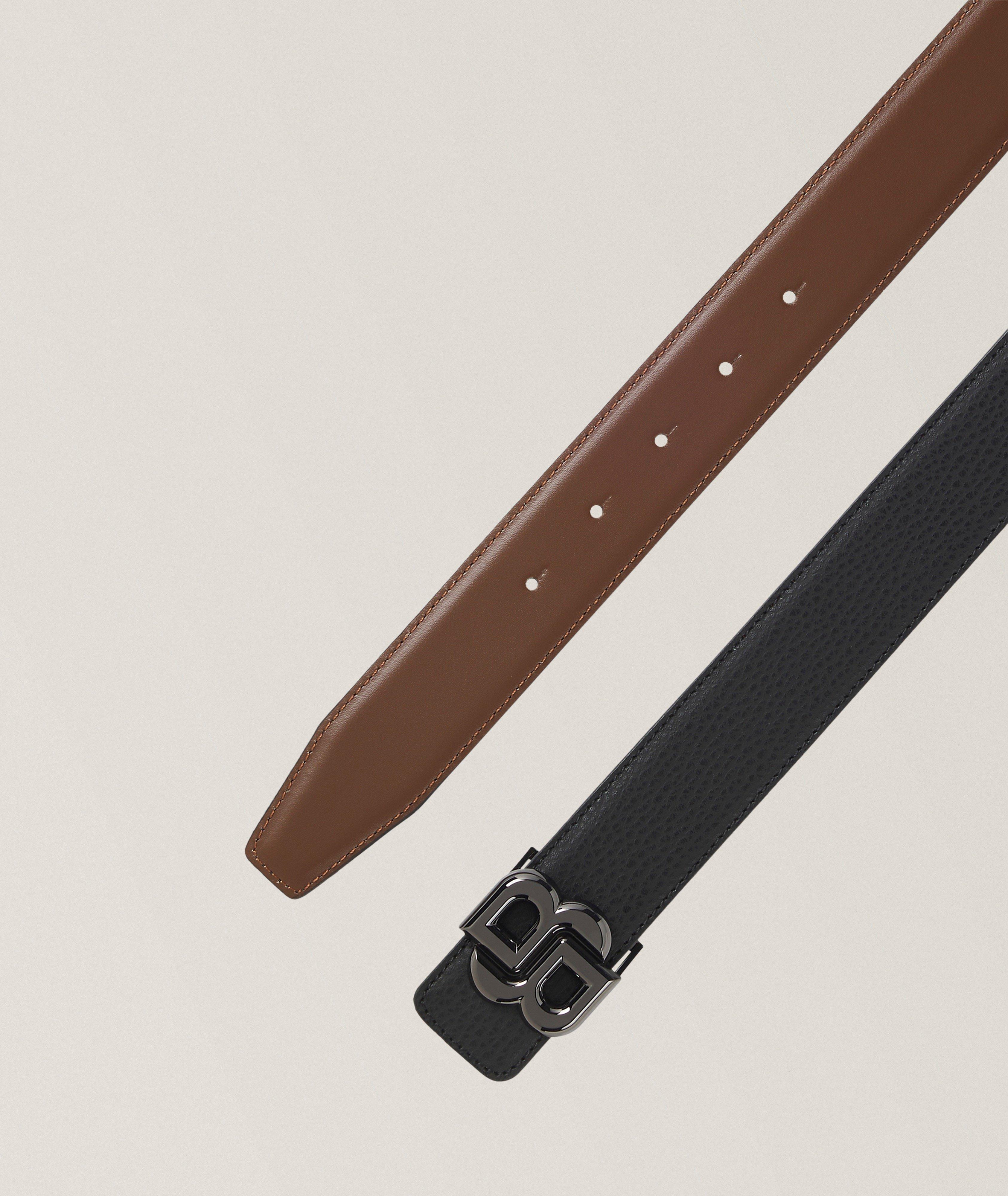 B-Icon Reversible Leather Belt image 1