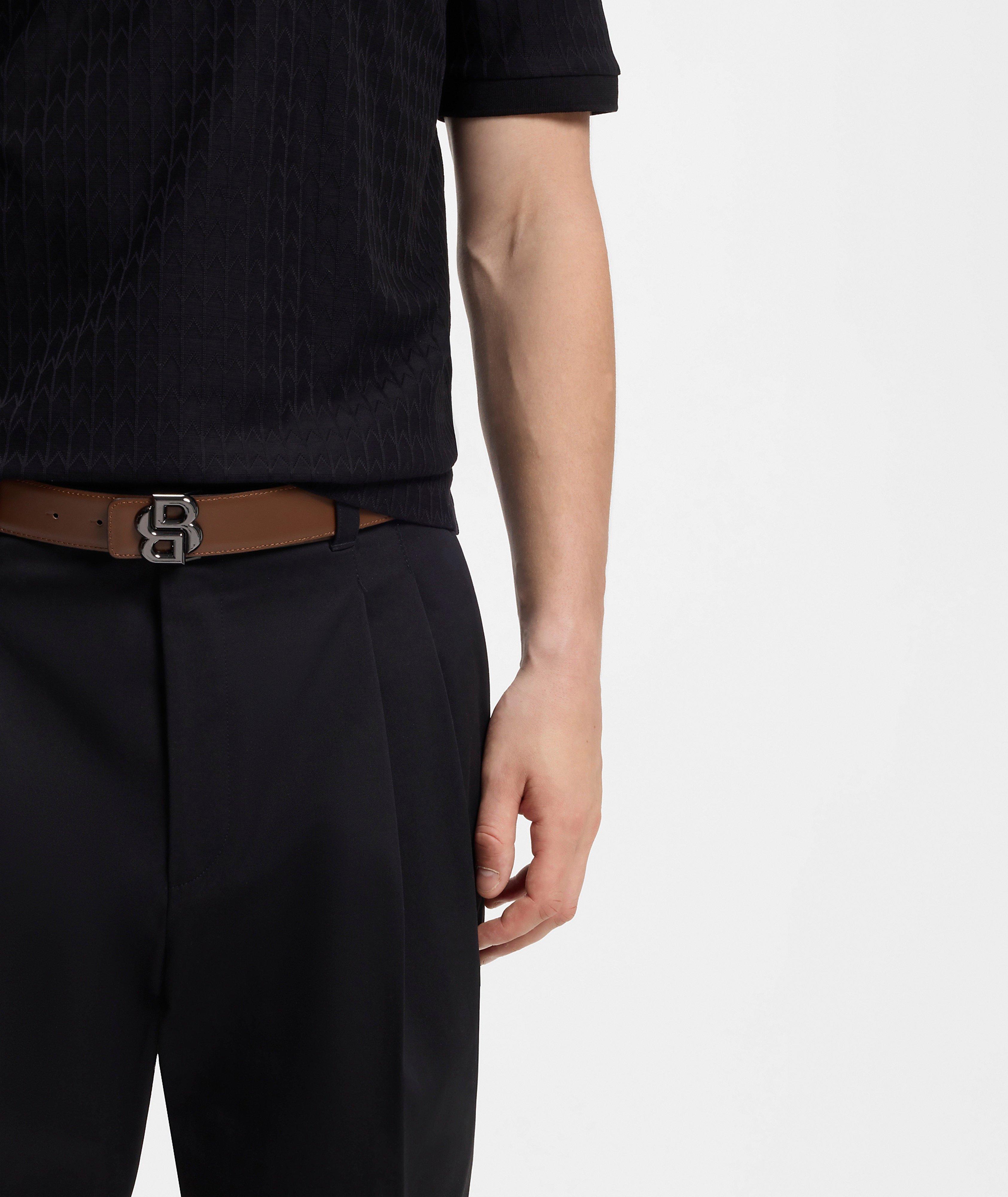 B-Icon Reversible Leather Belt image 3