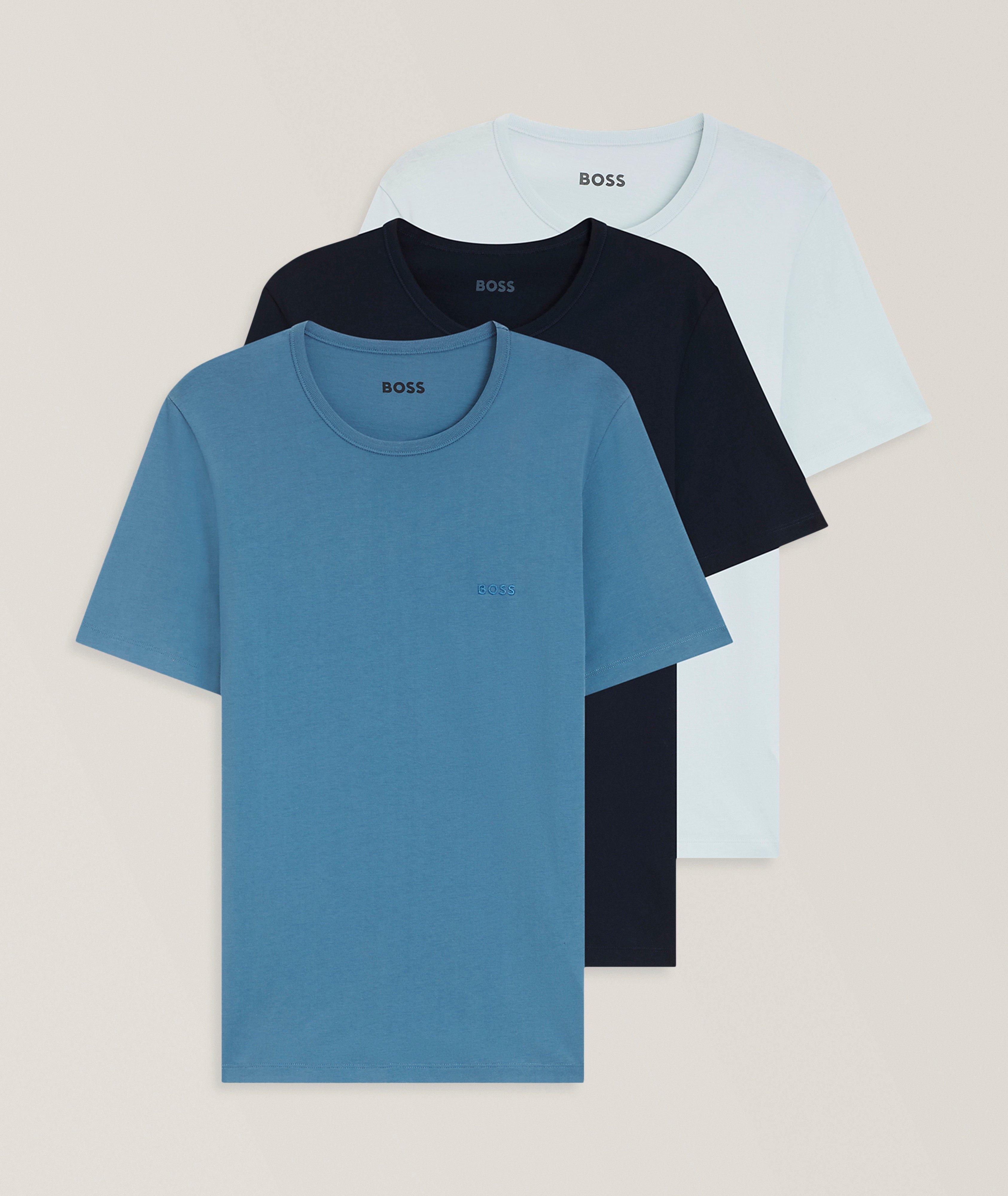 BOSS Three-Pack Logo Cotton T-Shirt