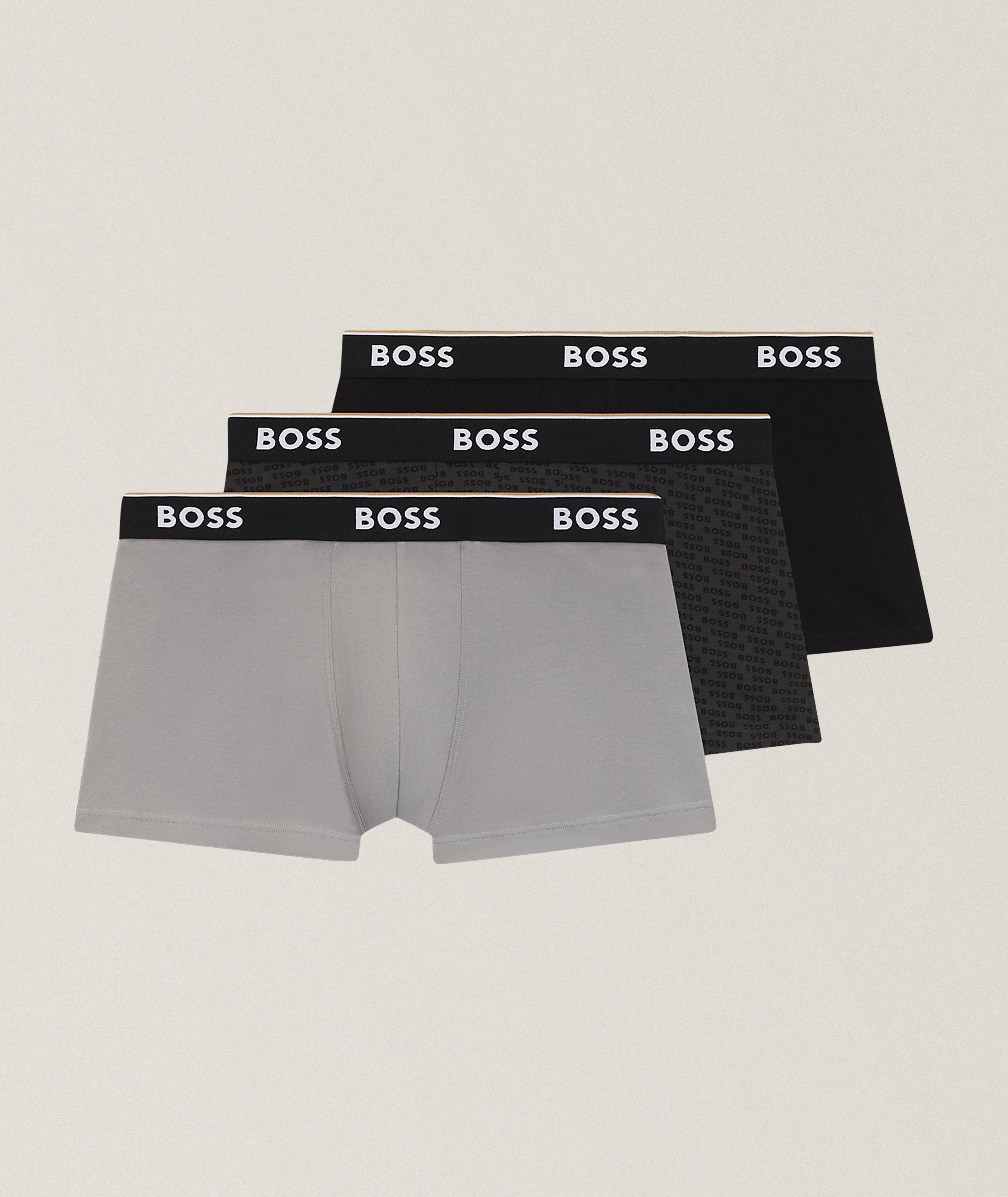 BOSS 3-Pack Logo Waist Boxer Briefs 