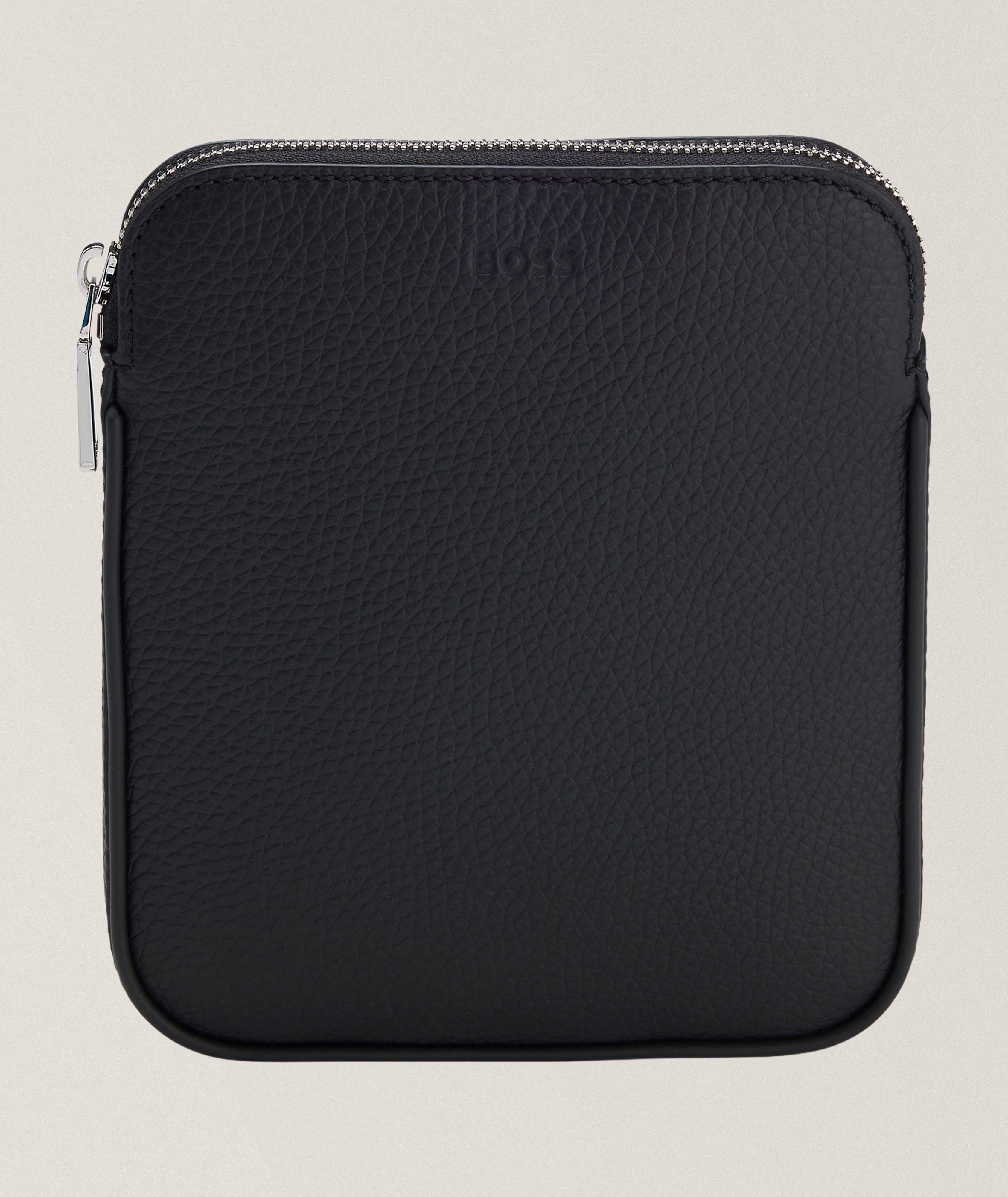 BOSS Crosstown Leather Envelope Bag