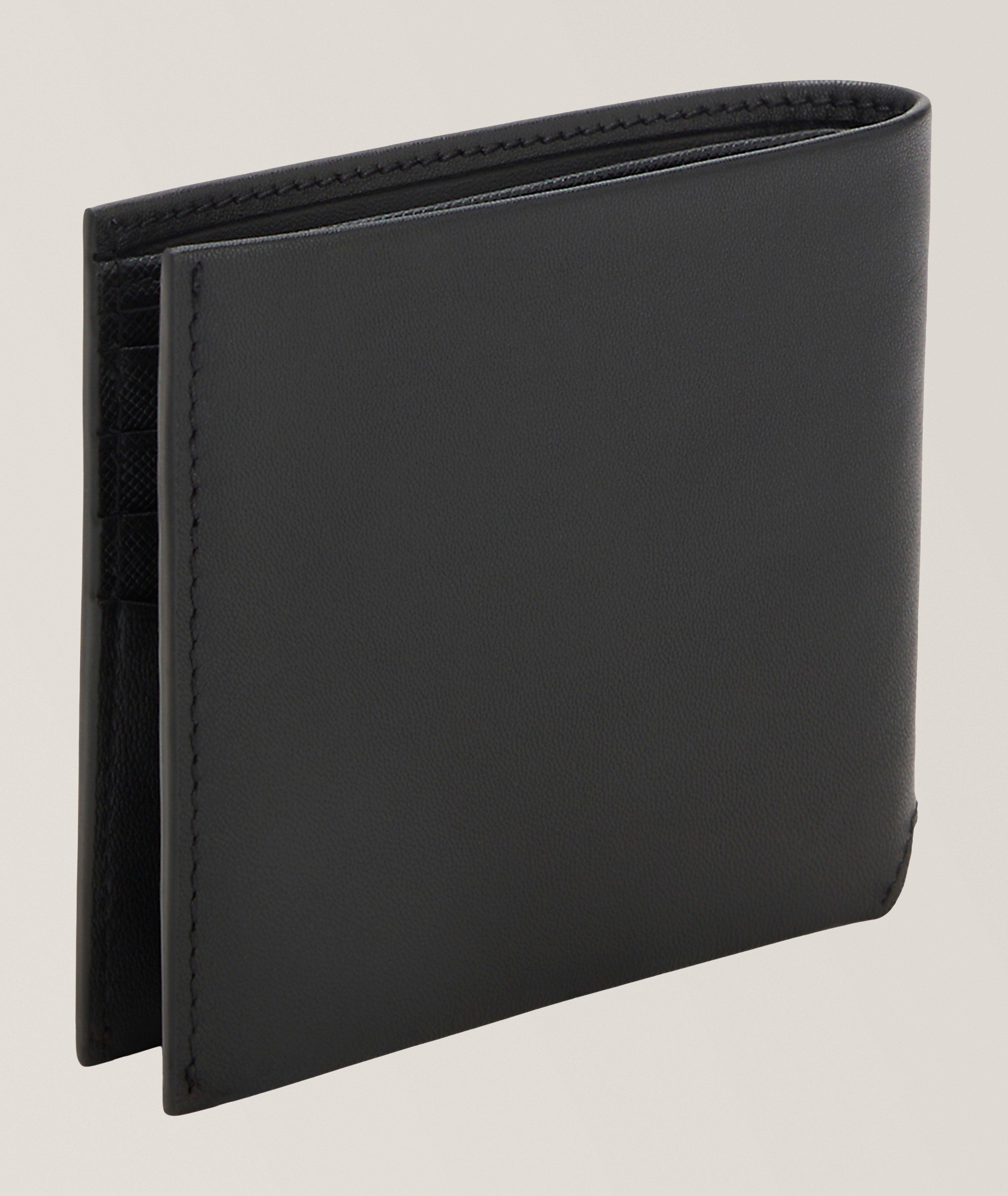 Icon Double 'B' Matte Leather Bifold Wallet  image 1