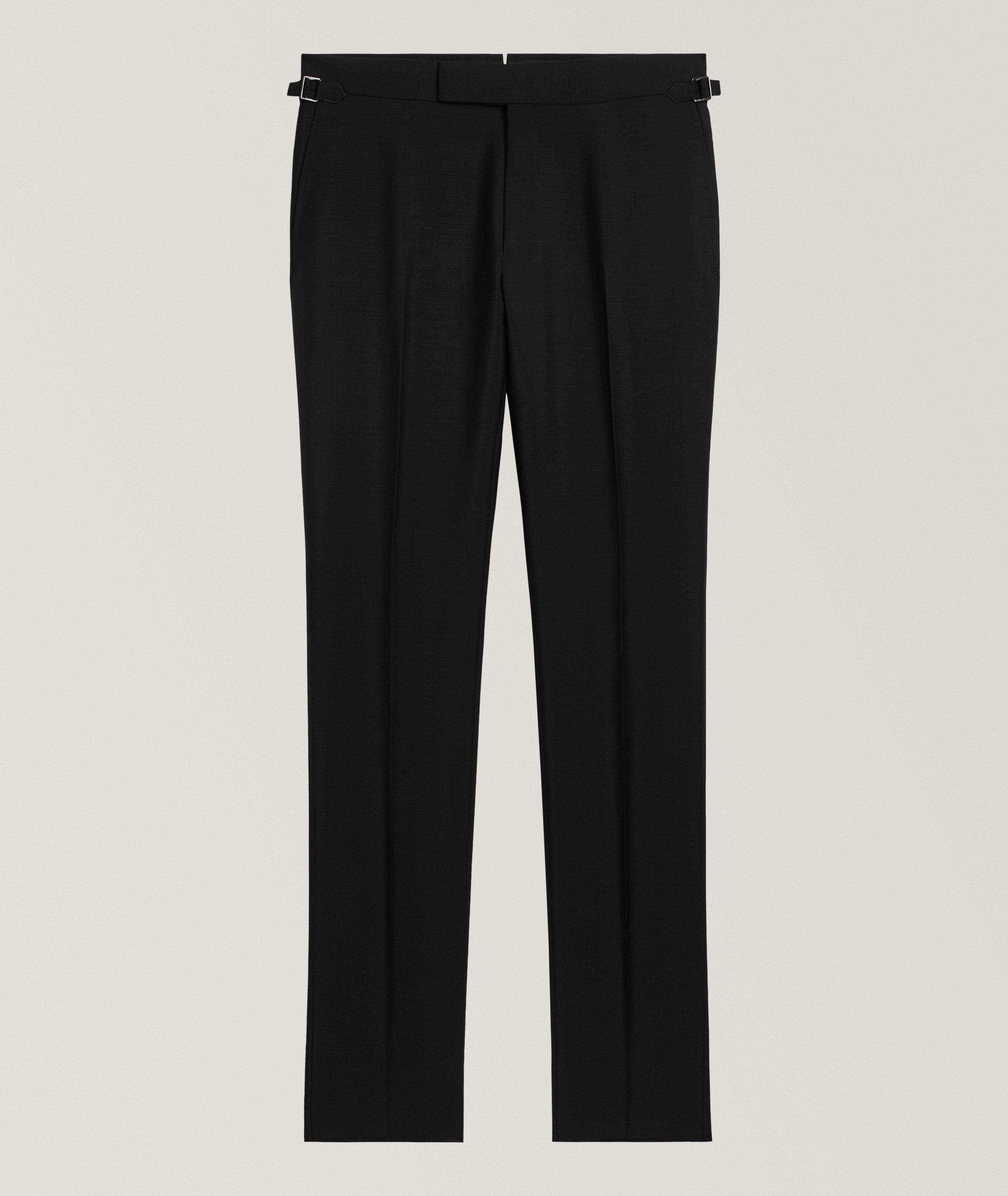 TOM FORD Shelton Mohair-Wool Dress Pants 
