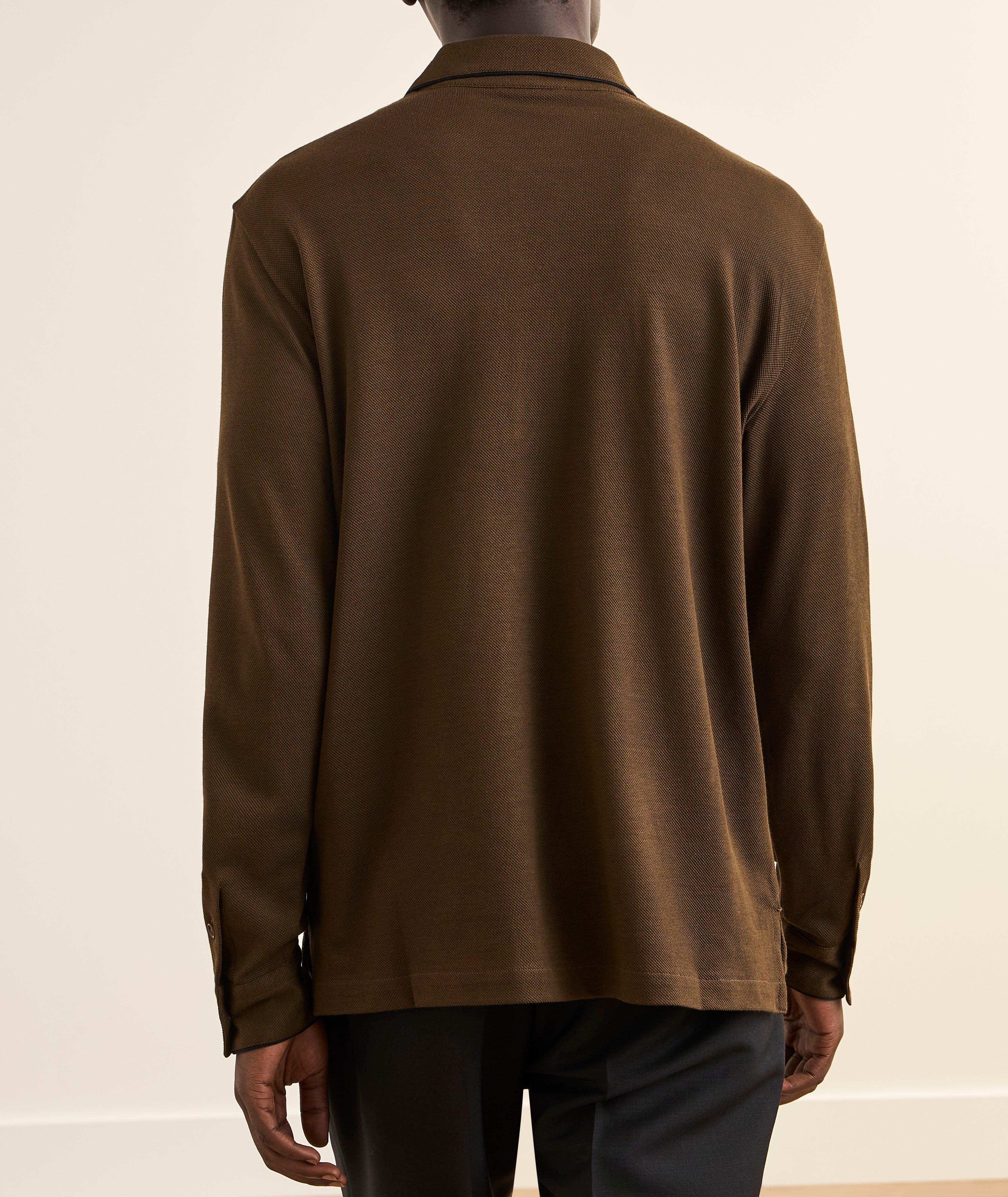 Silk-Cotton Piqué Polo  image 2