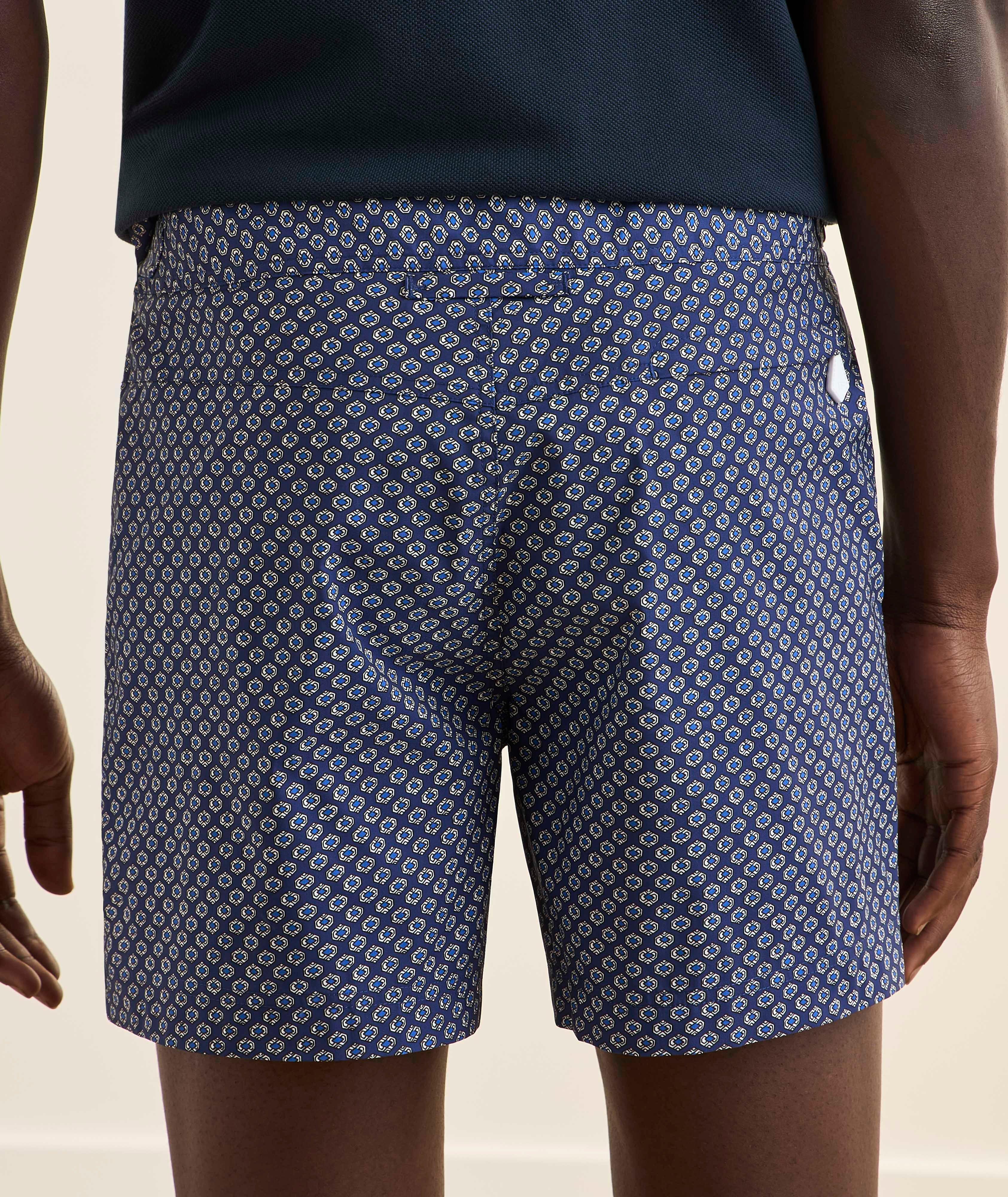 Geometric-Print Swim Shorts image 2