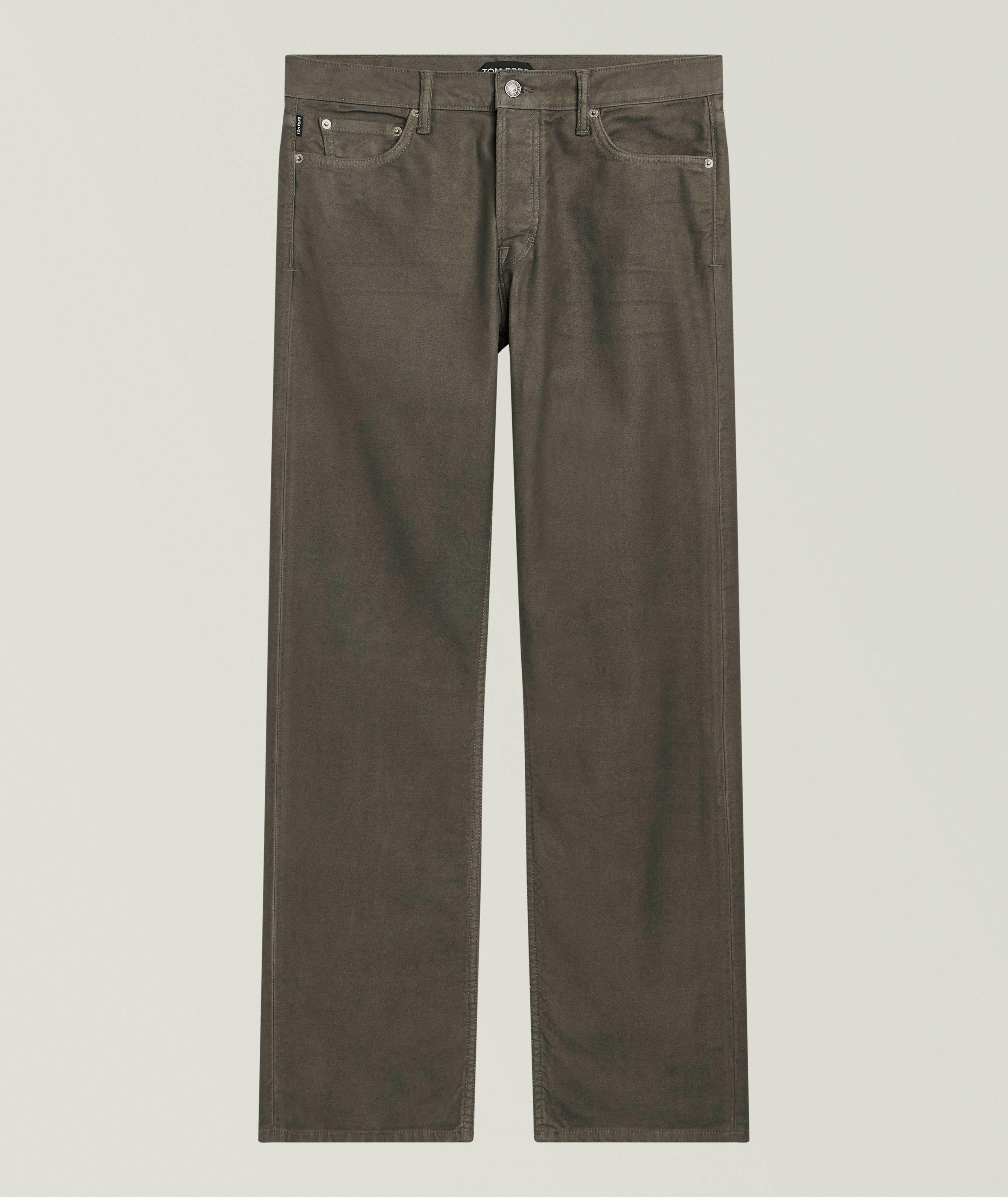 TOM FORD Pantalon moleskine coupe-droite