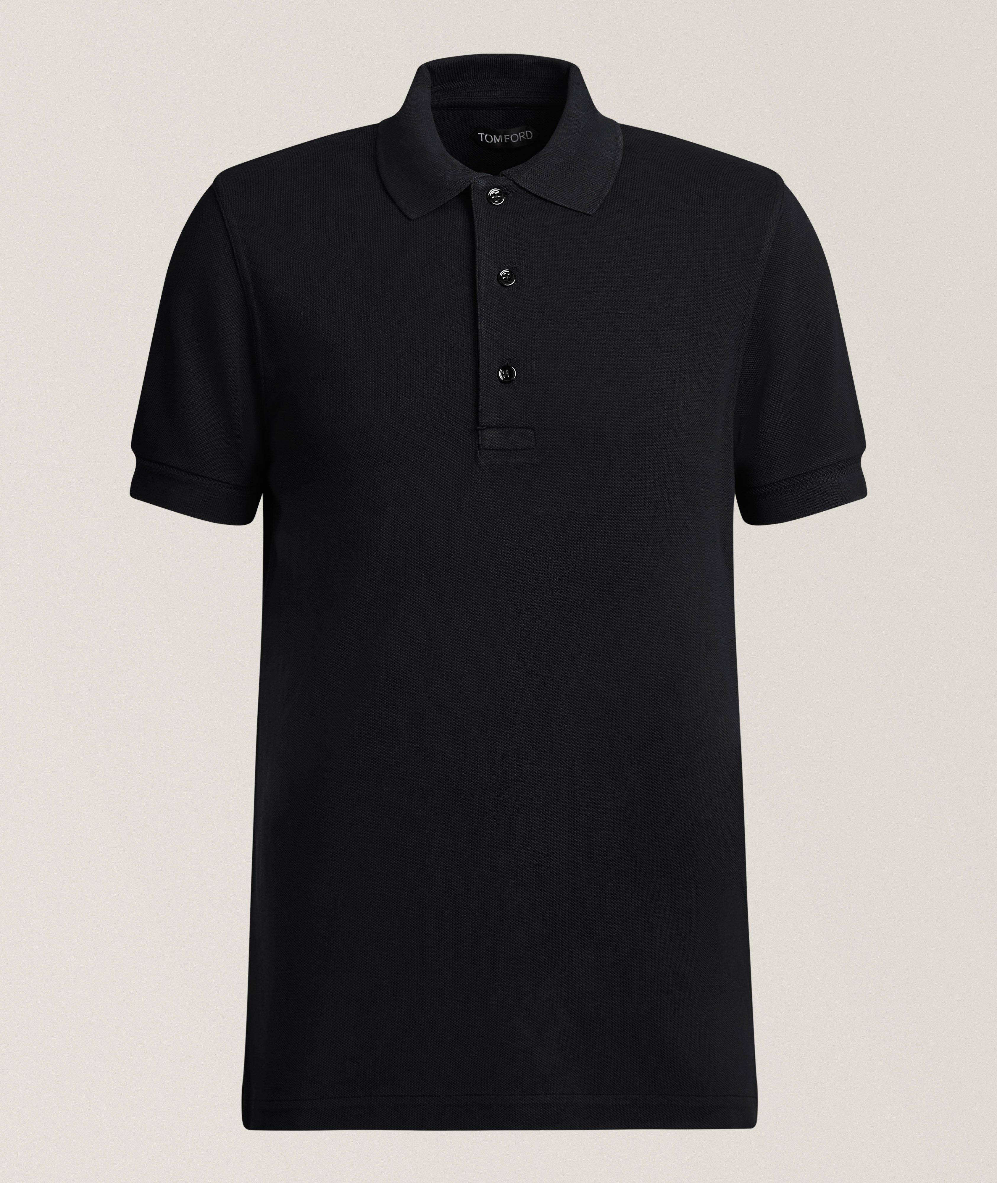 TOM FORD Lyocell-Cotton Piqué Polo 
