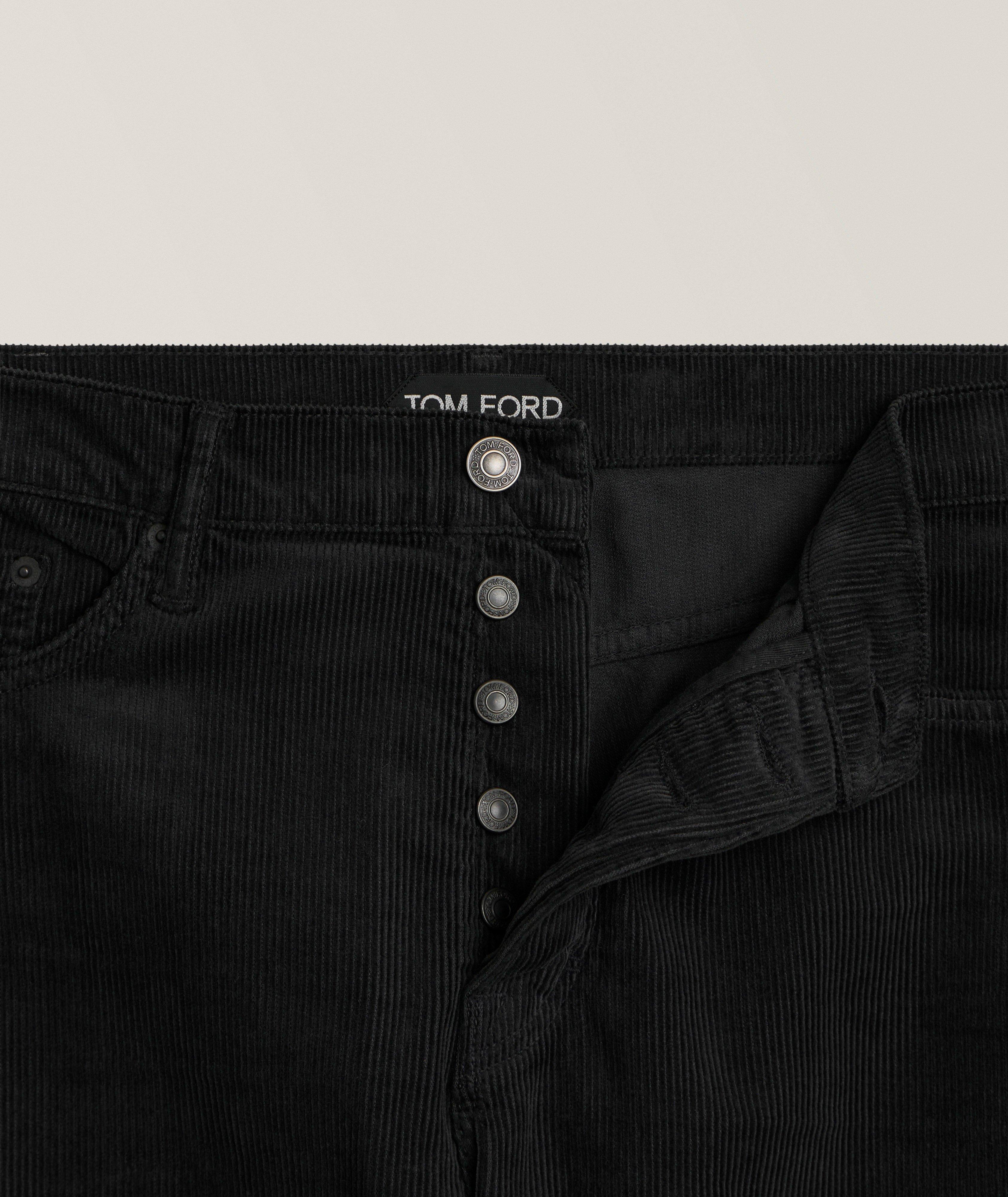 Corduroy Straight-Fit Pants  image 1