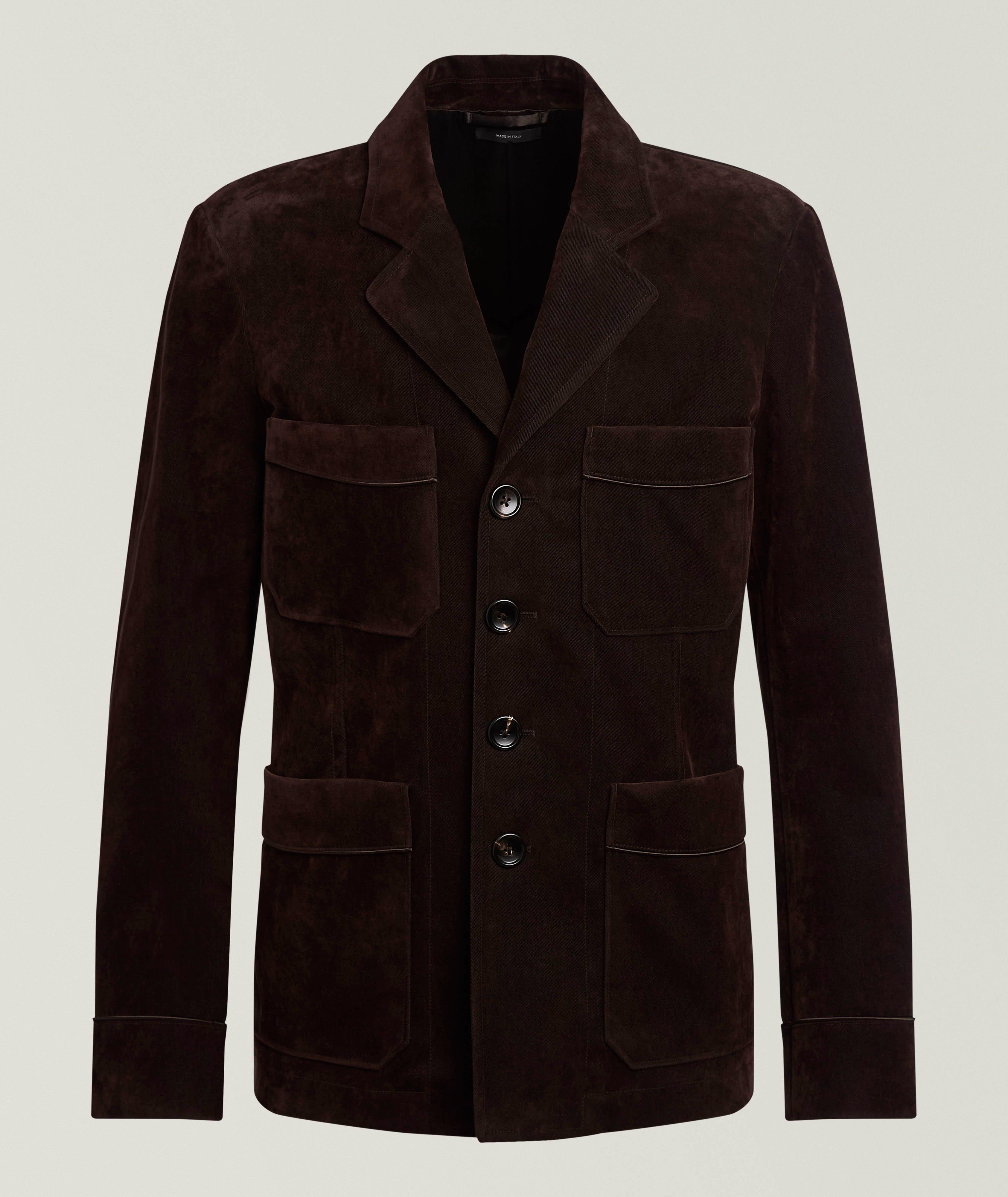 TOM FORD Flocked Cotton Sport Jacket