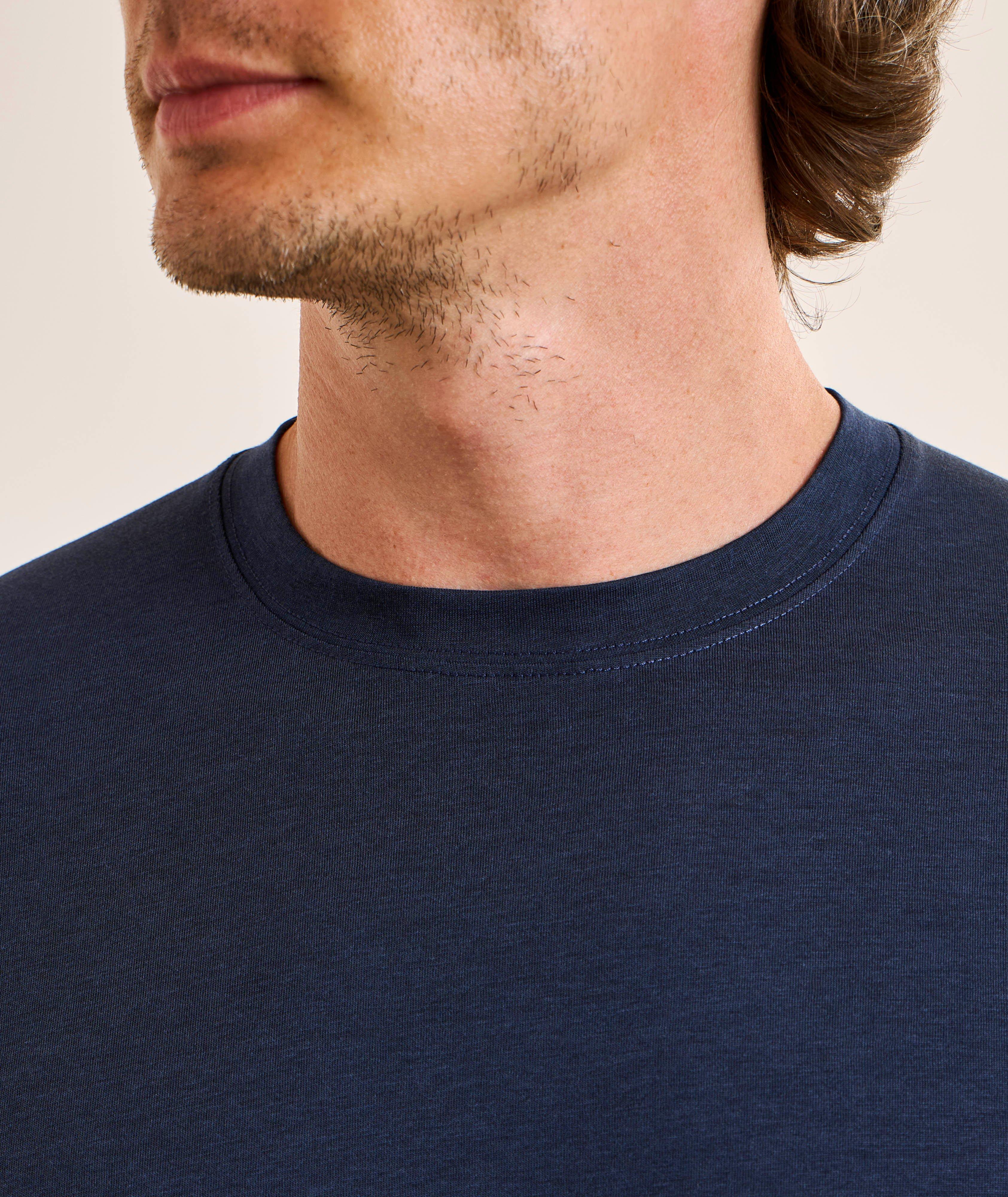 Lyocell-Cotton Crewneck T-Shirt image 3