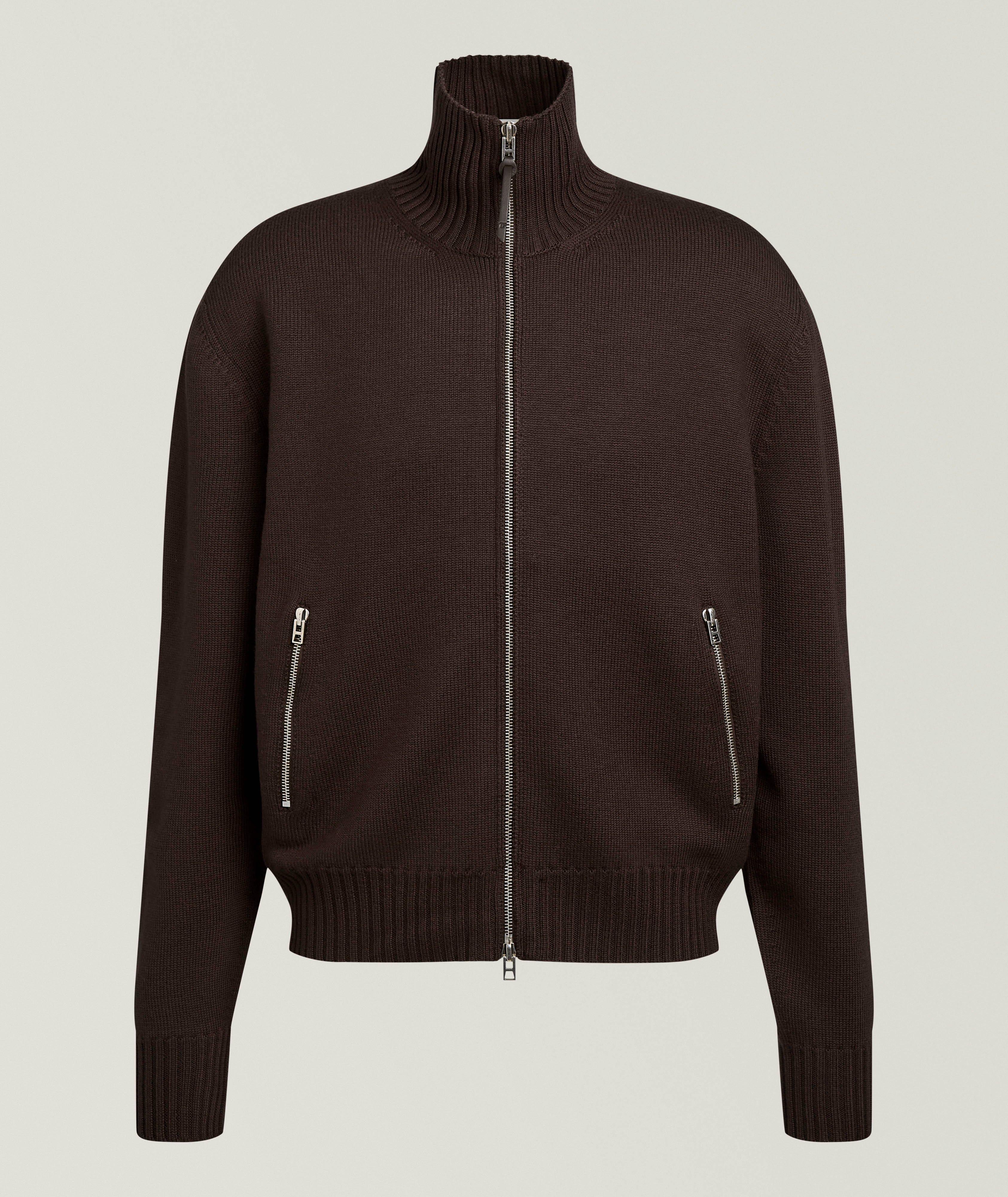 TOM FORD Cardigan laine mérinos coudières