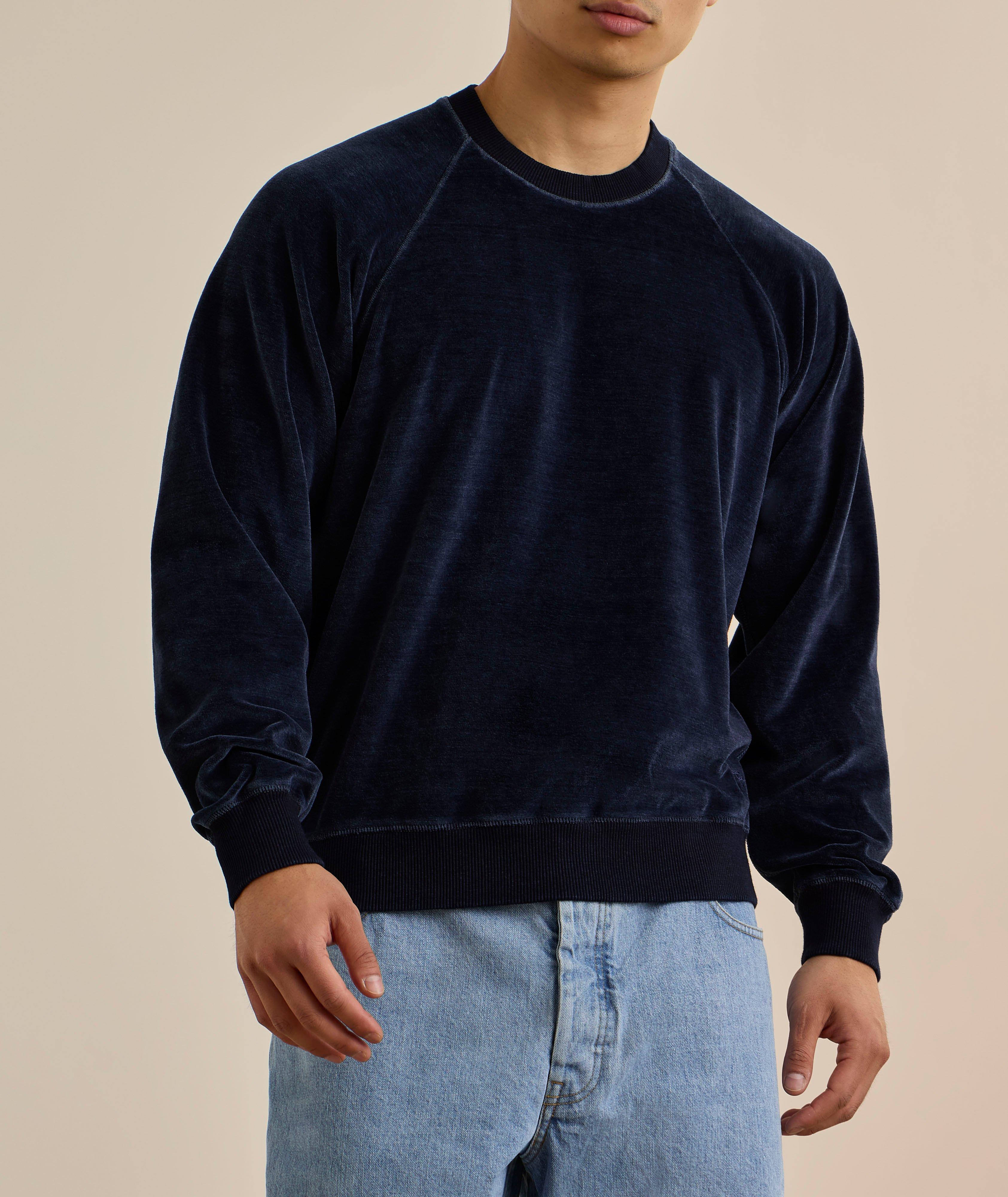 Pull encolure ronde velours image 1