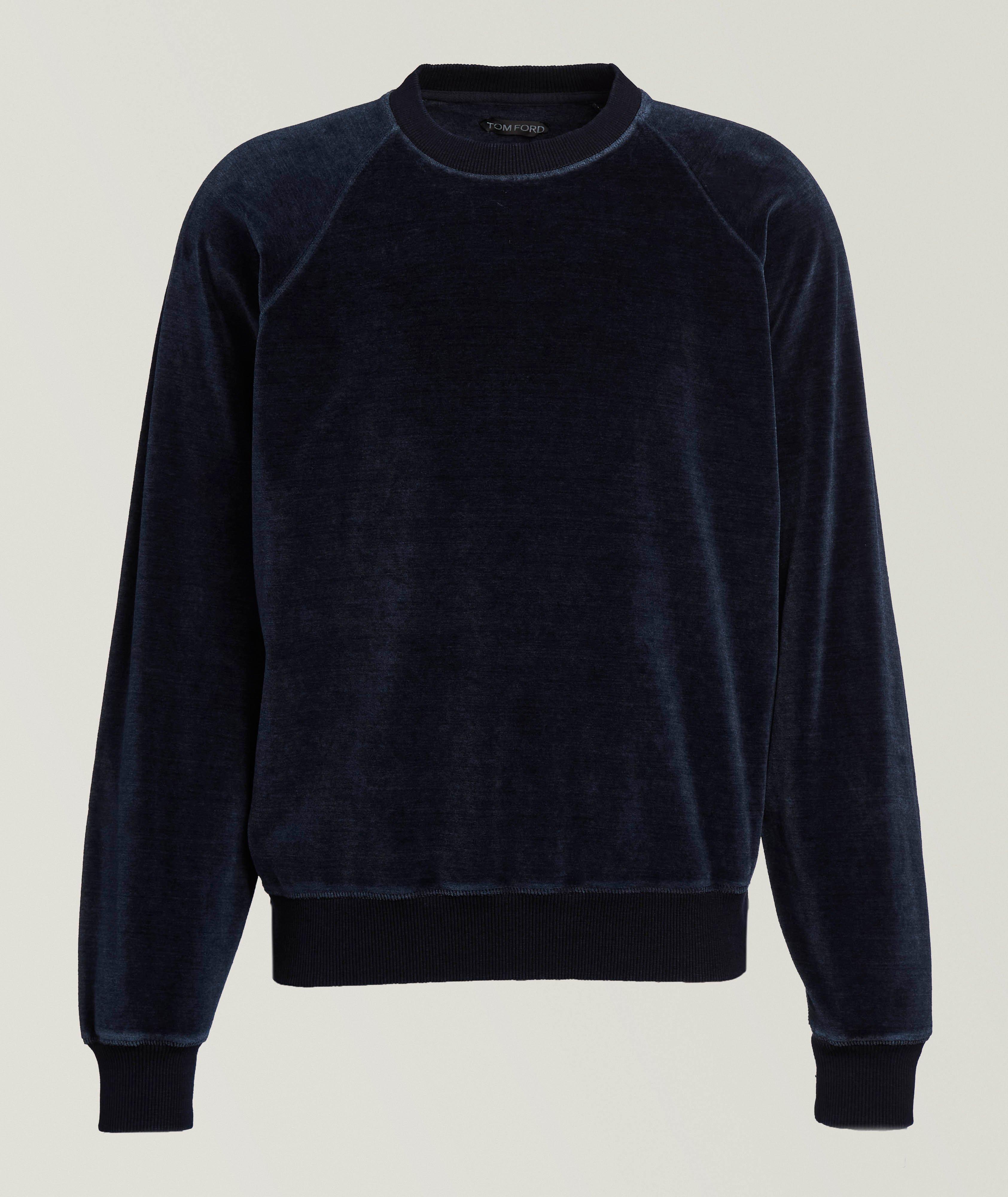 TOM FORD Pull encolure ronde velours
