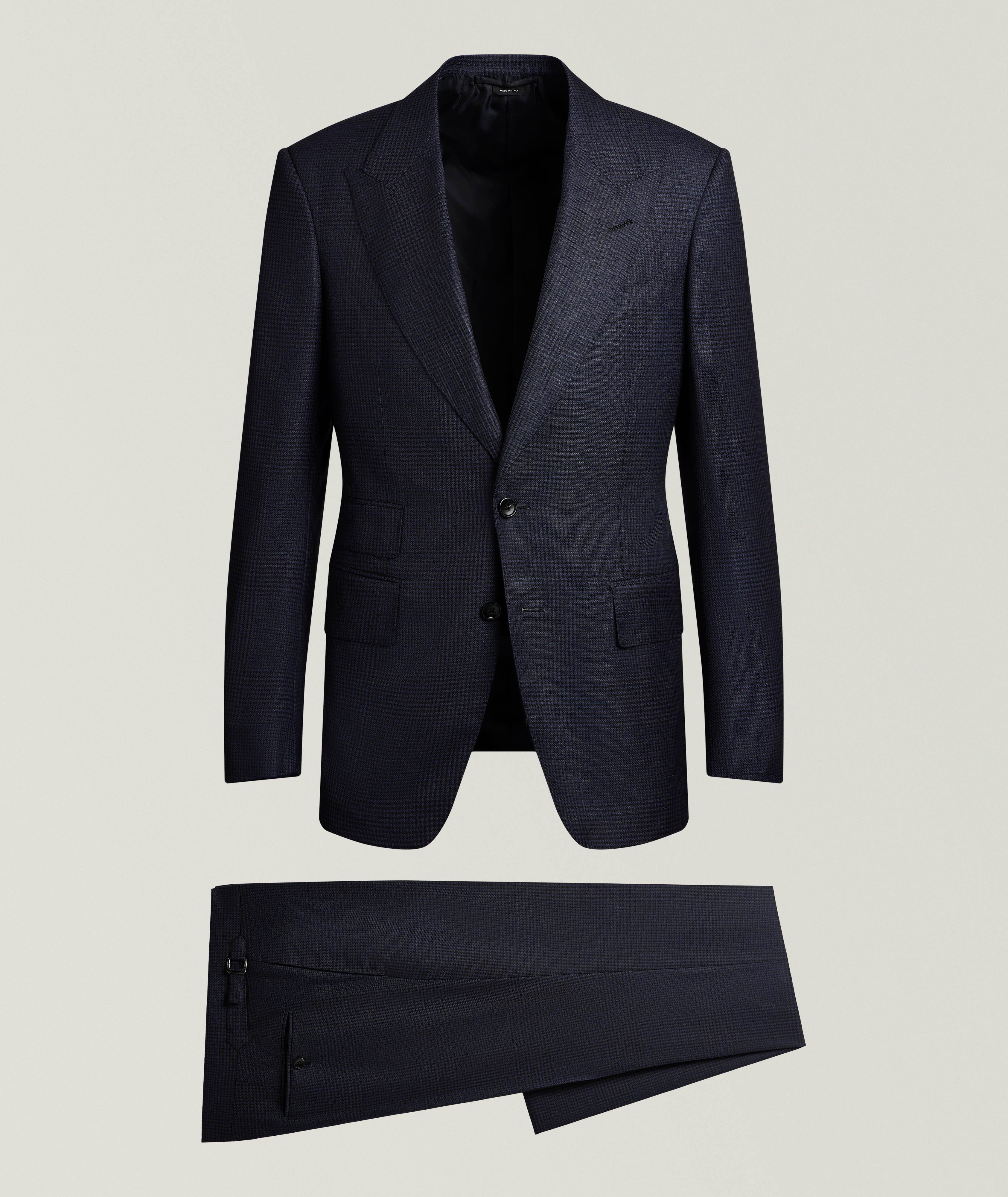 TOM FORD Shelton Grand Prince of Wales Wool Suit