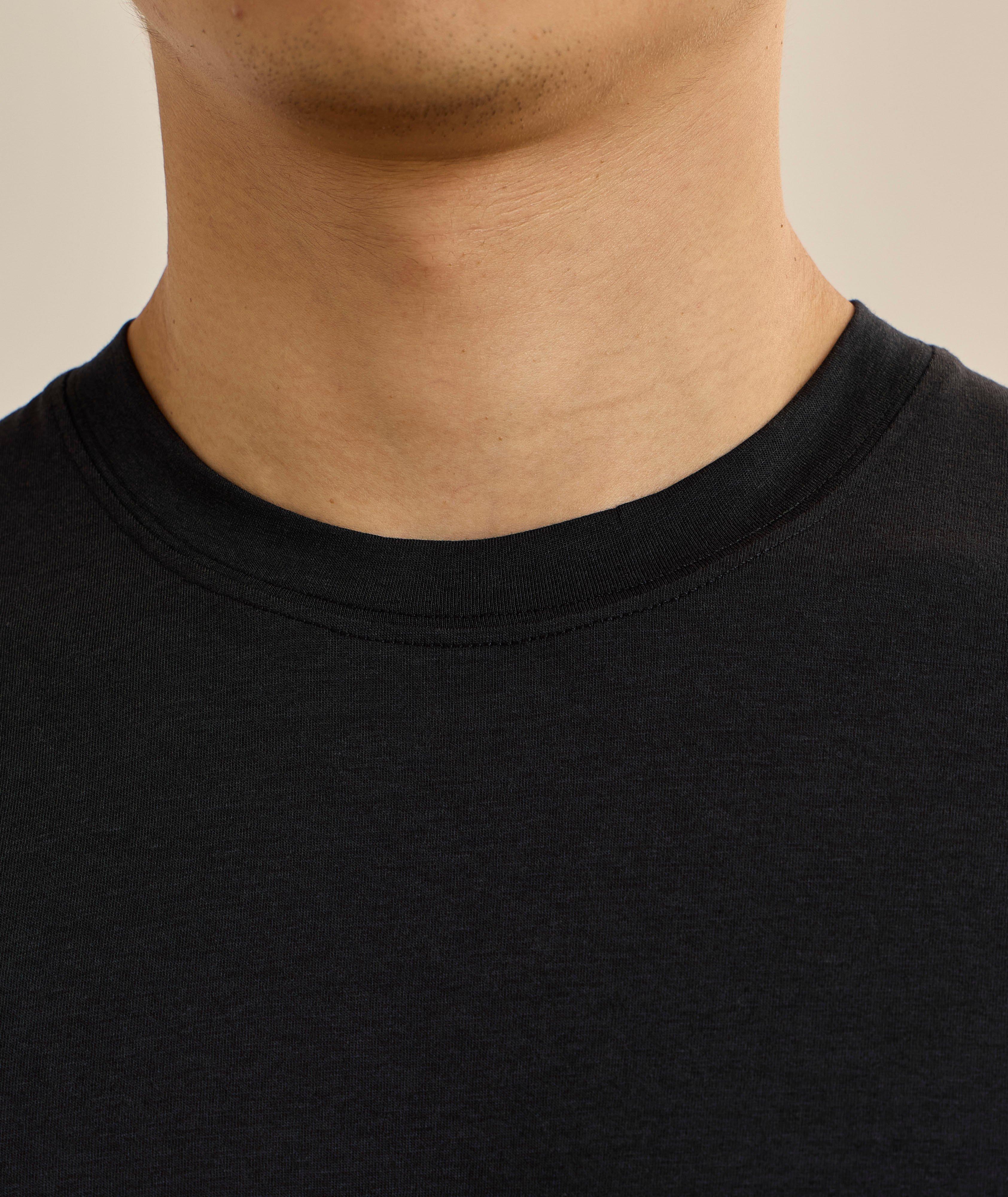 Lyocell-Cotton Crewneck T-Shirt image 3
