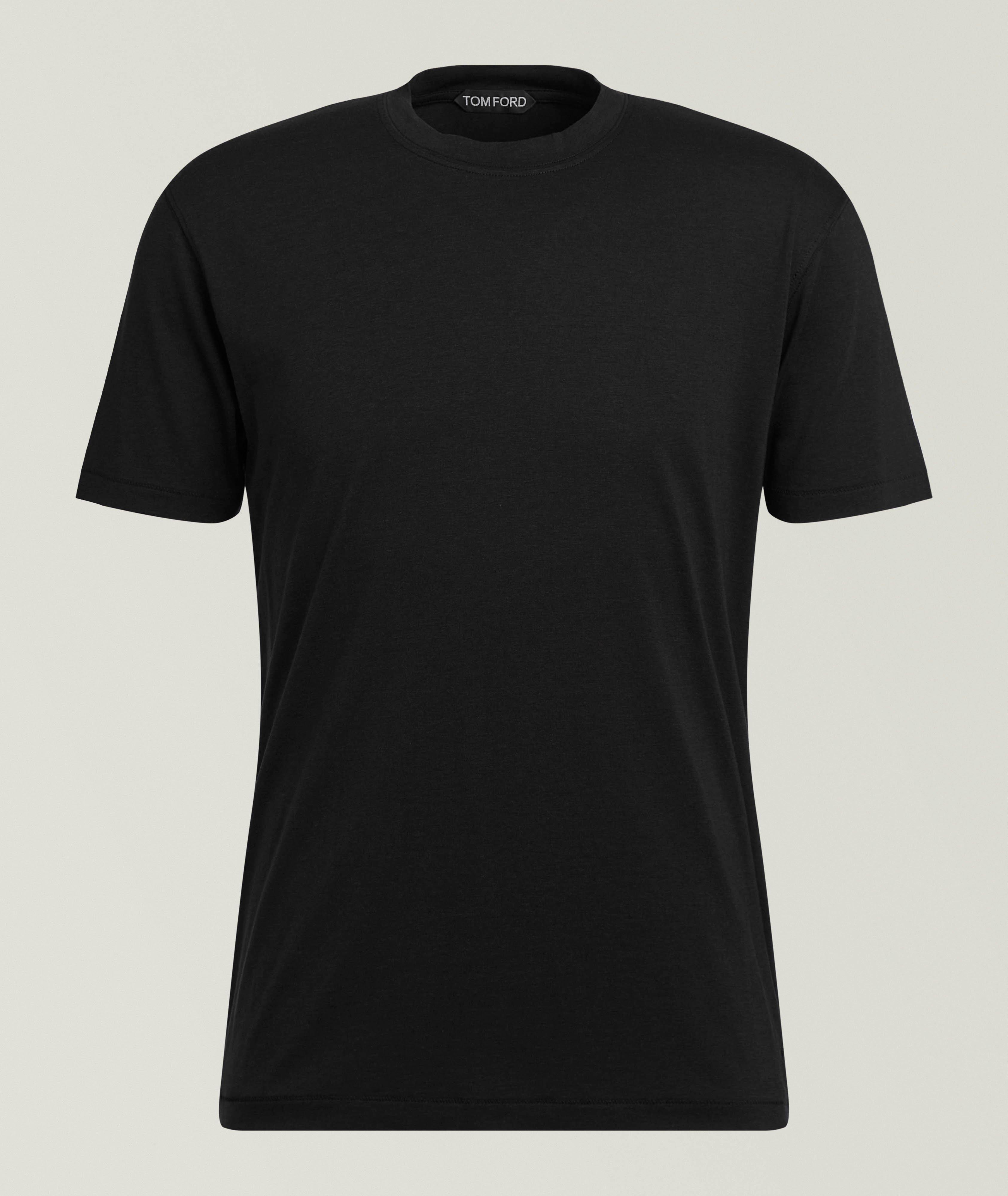 Lyocell-Cotton Crewneck T-Shirt image 0