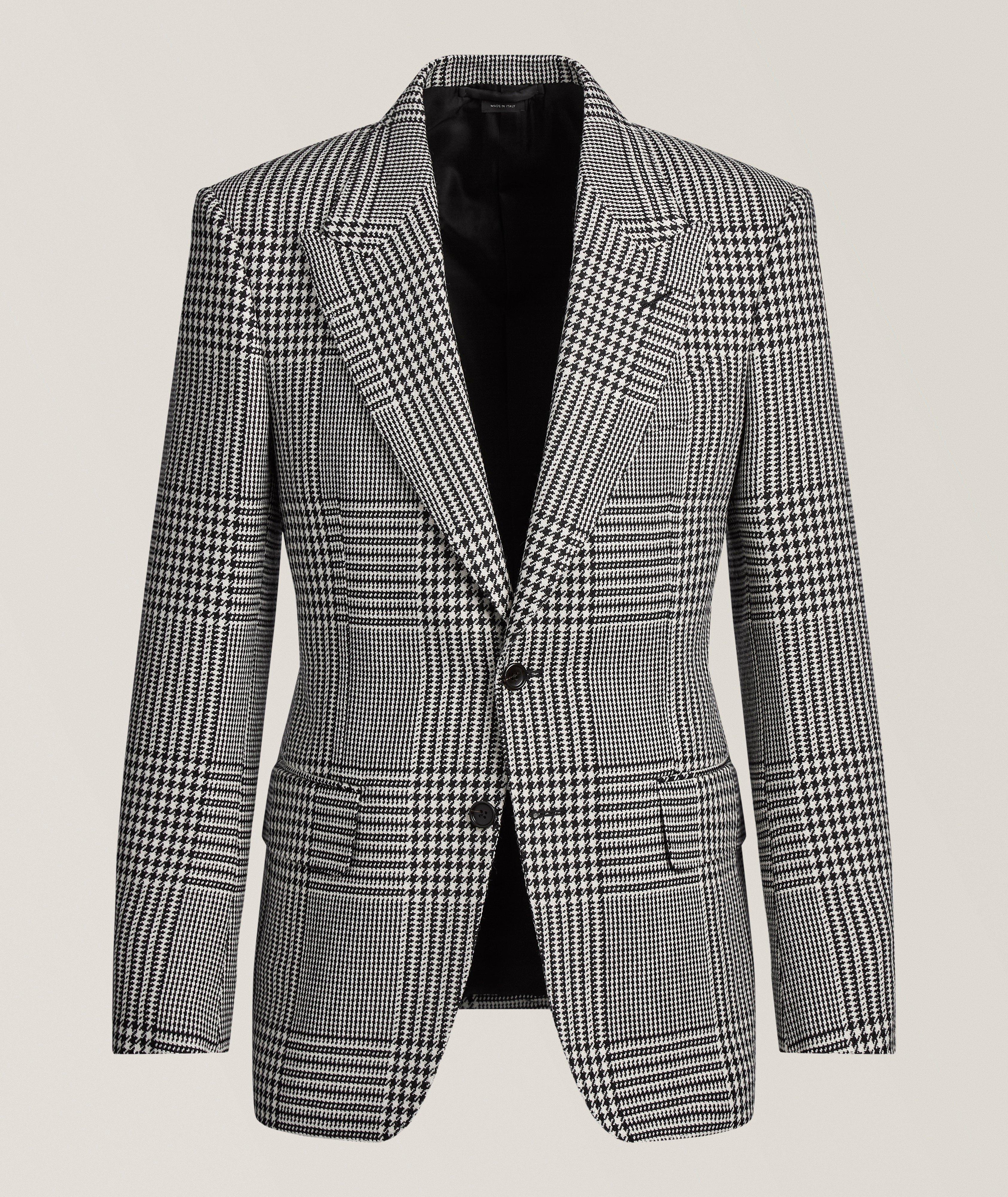 TOM FORD Shelton Plaid Wool Sport Jacket
