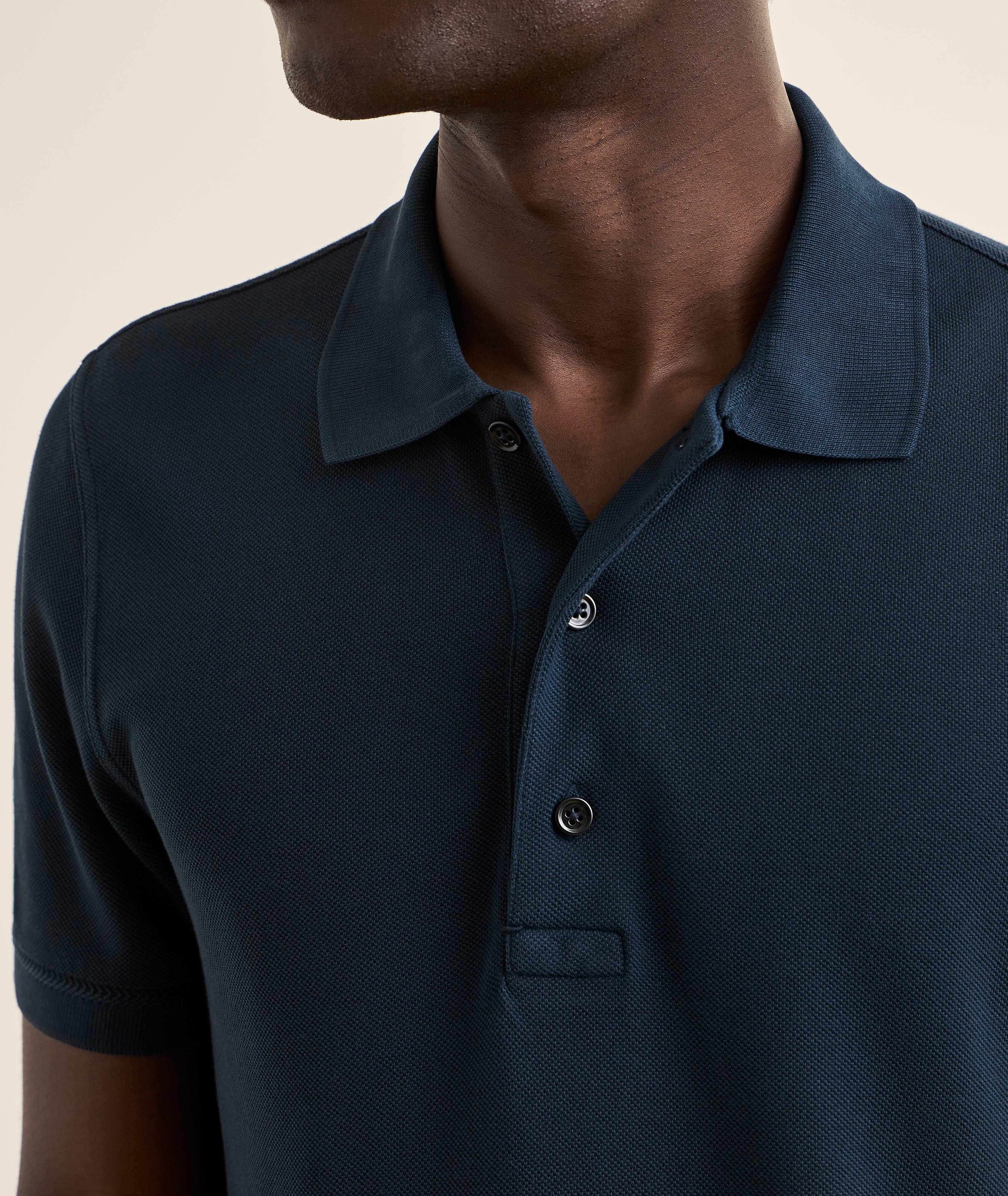 Lyocell-Cotton Piqué Polo  image 3