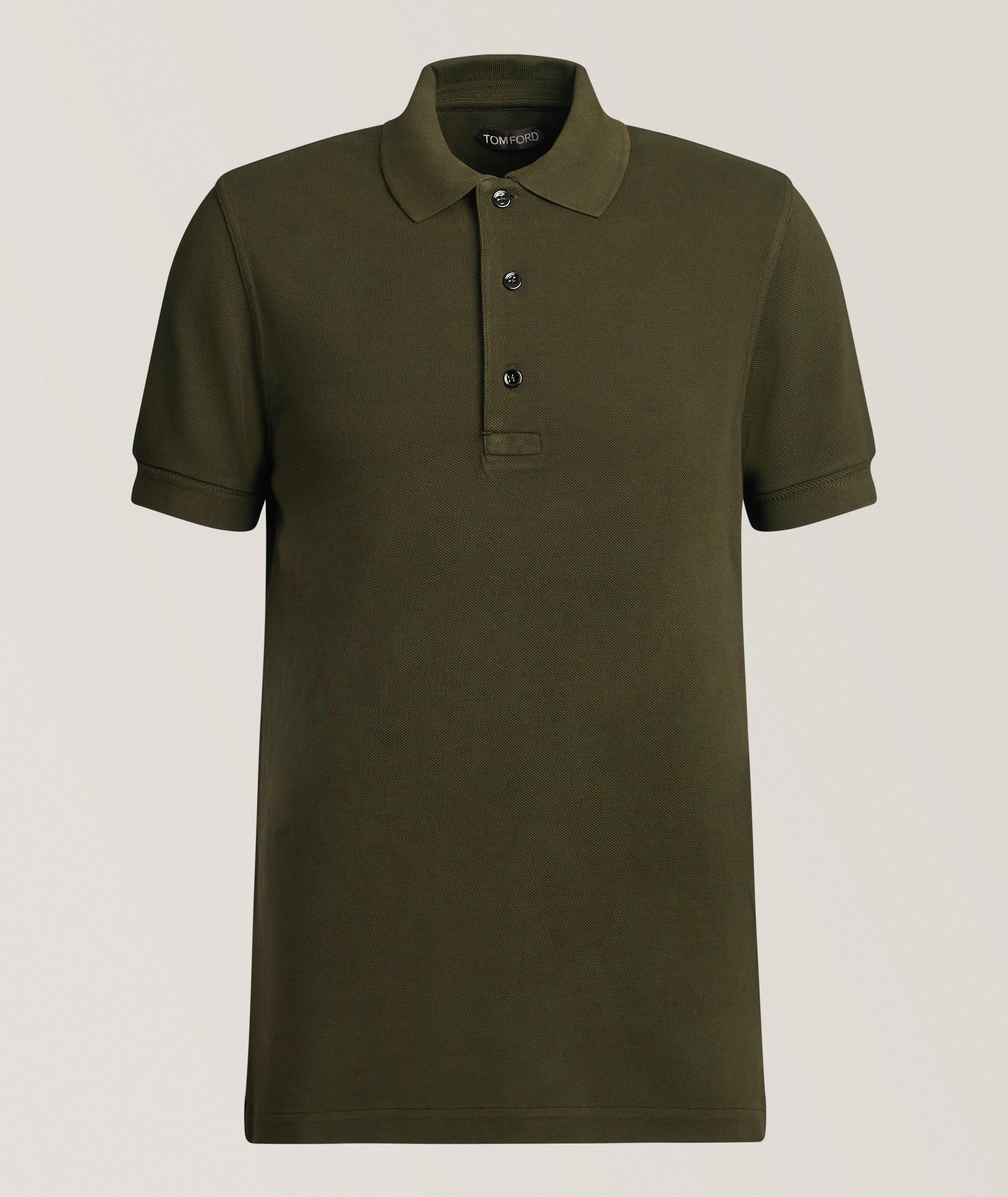 TOM FORD Lyocell-Cotton Piqué Polo 