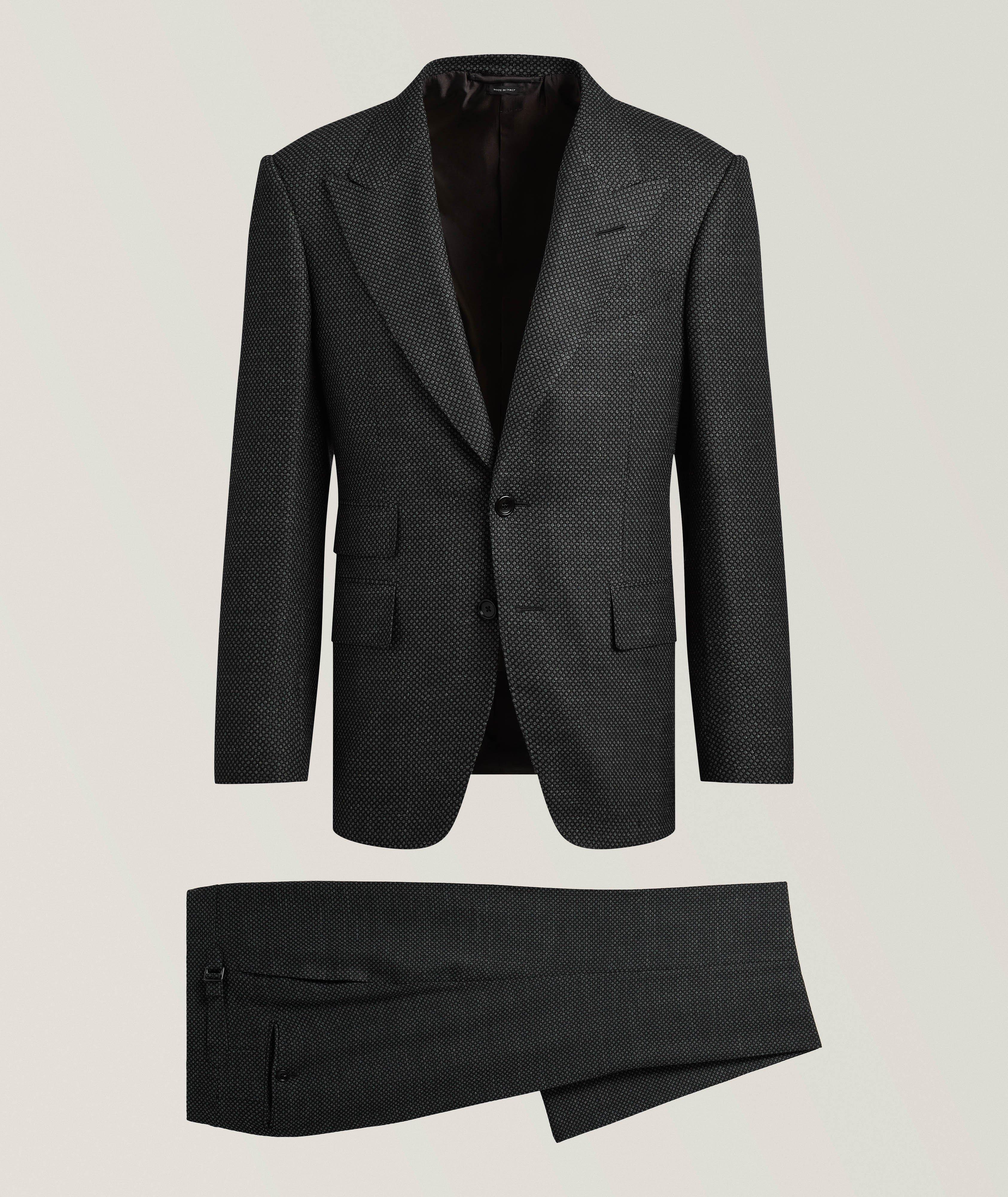 TOM FORD Shelton Grand Birdseye Wool-Blend Suit