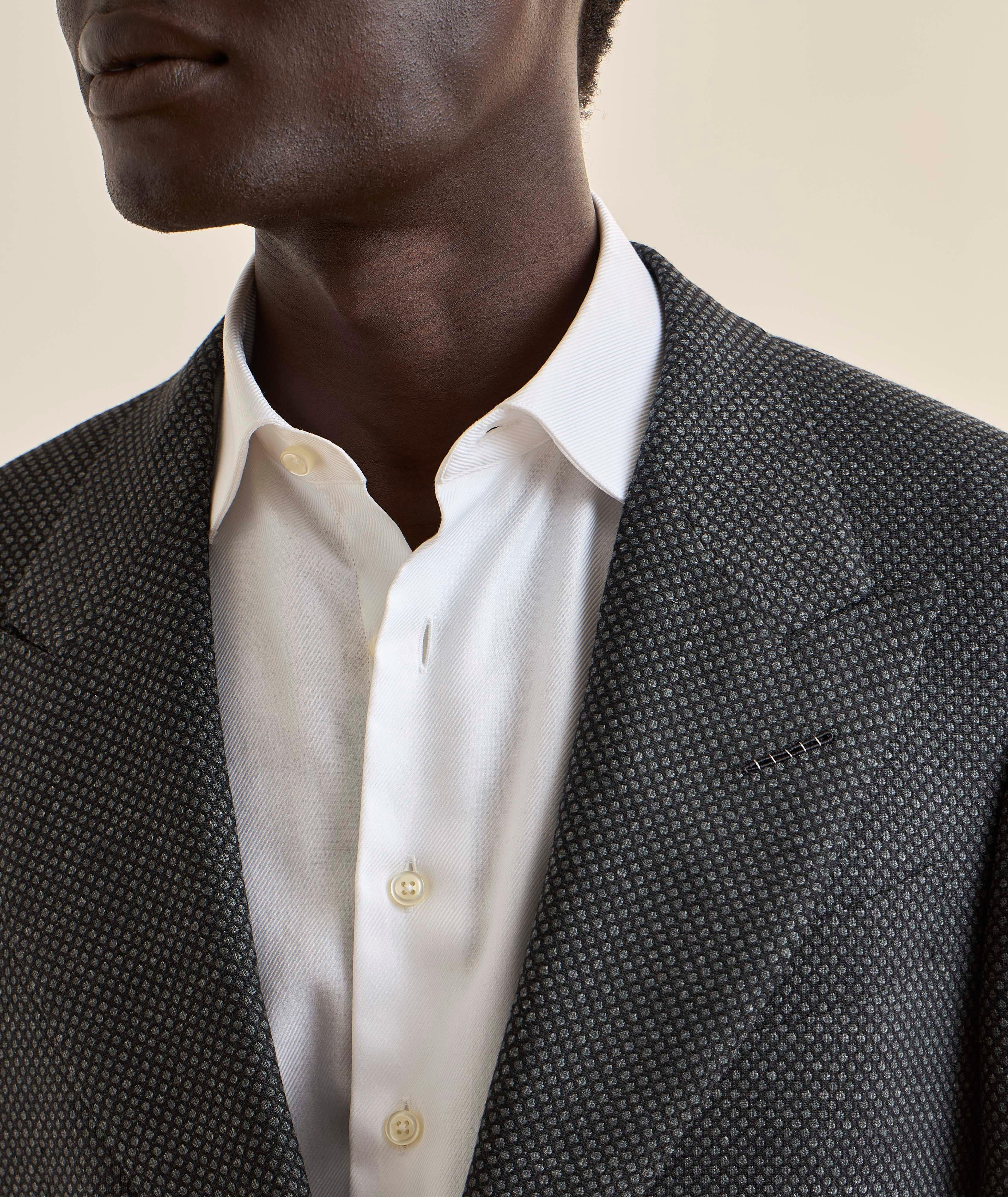 Shelton Grand Birdseye Wool-Blend Suit image 3