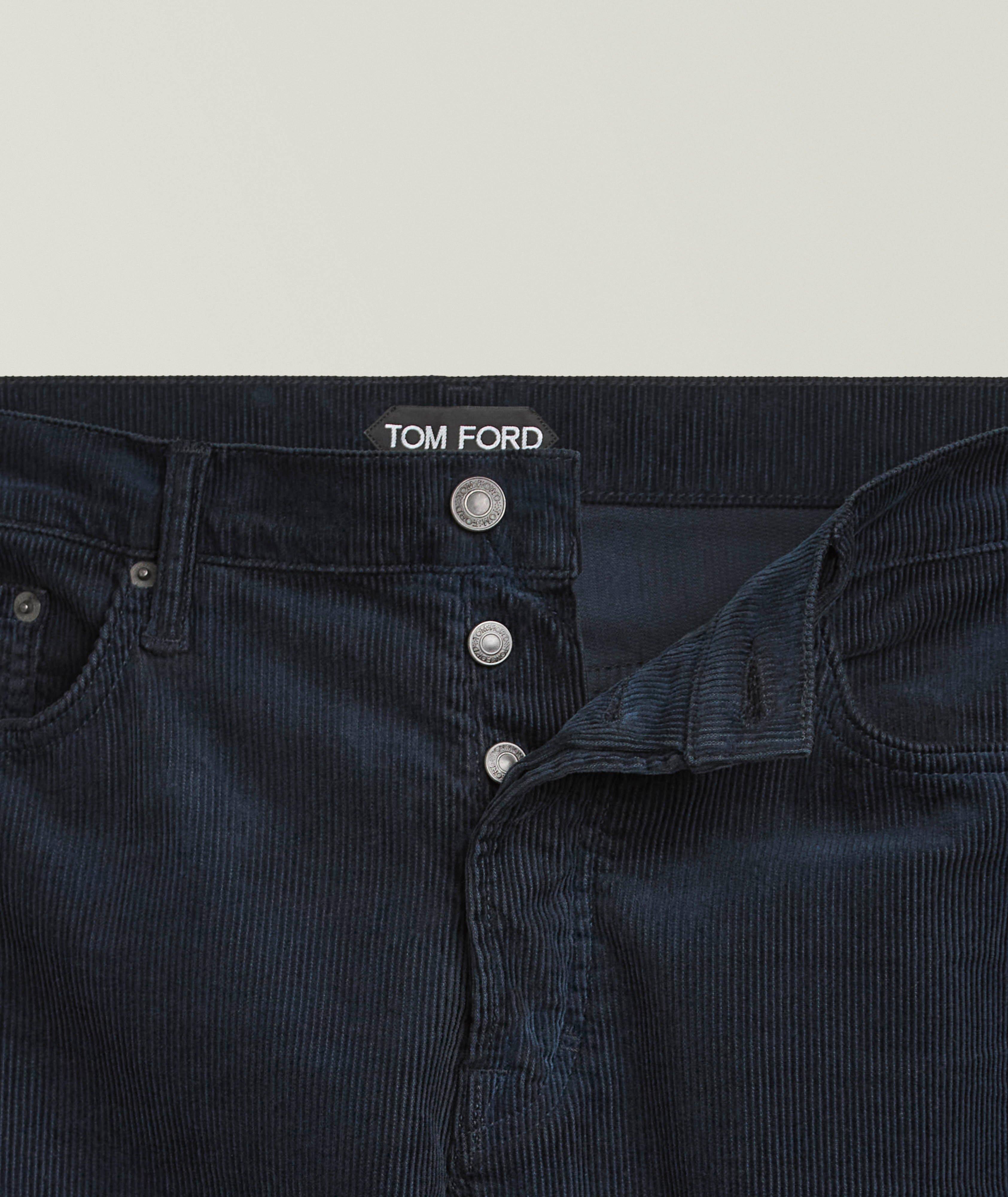 Corduroy Straight-Fit Pants  image 1