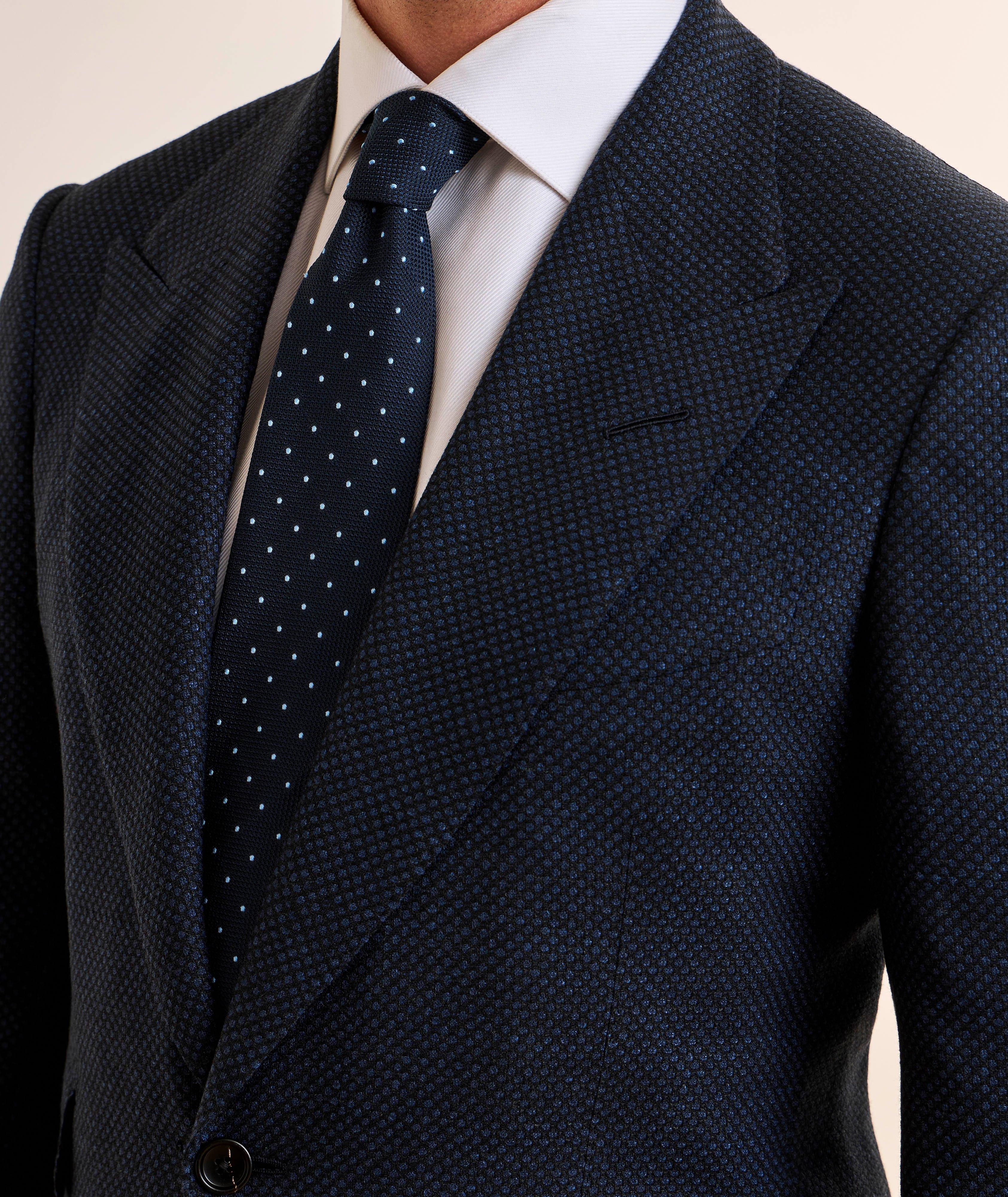 Shelton Grand Birdseye Wool-Blend Suit image 3