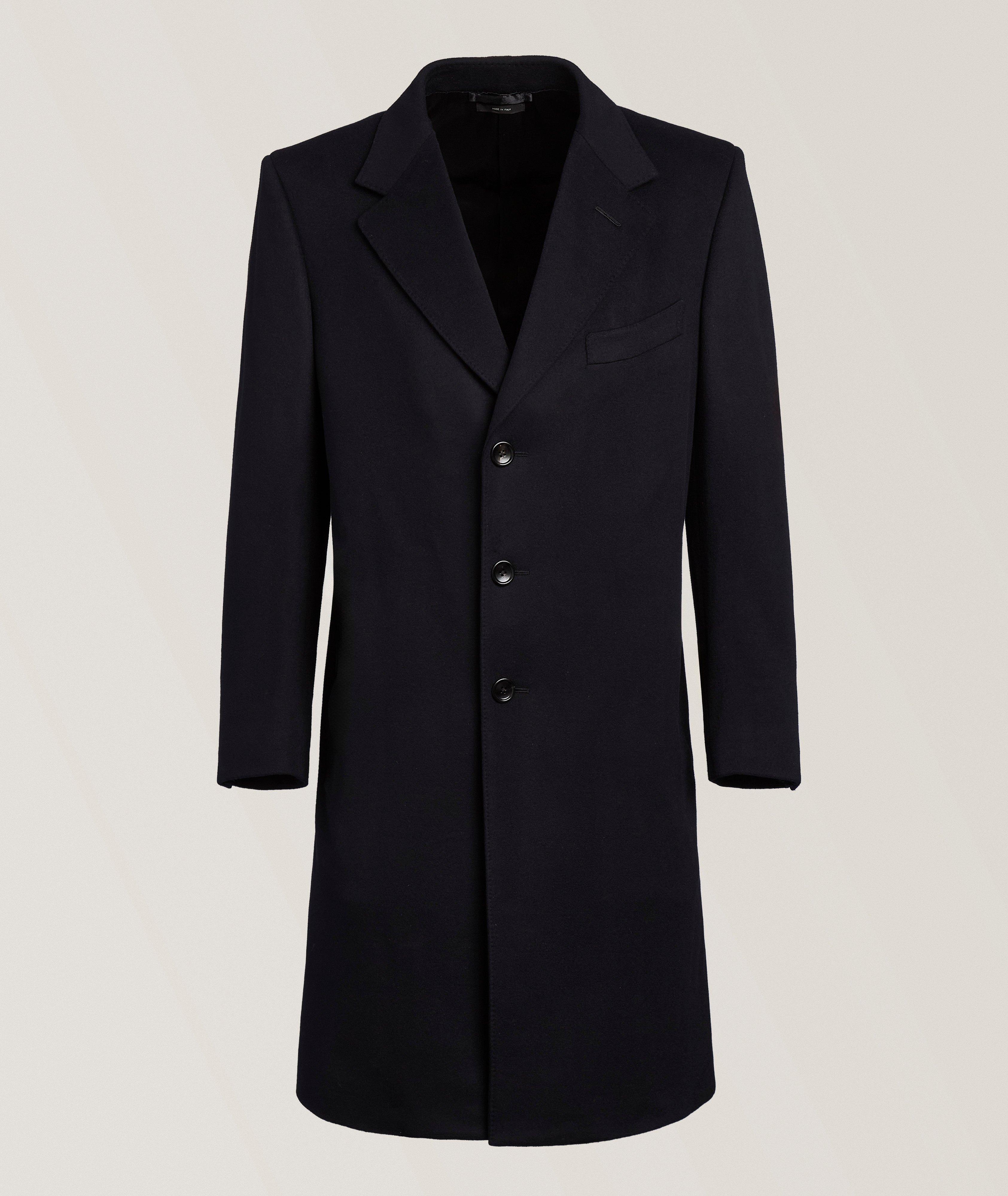 TOM FORD Single-Breasted Wool Notch Overcoat