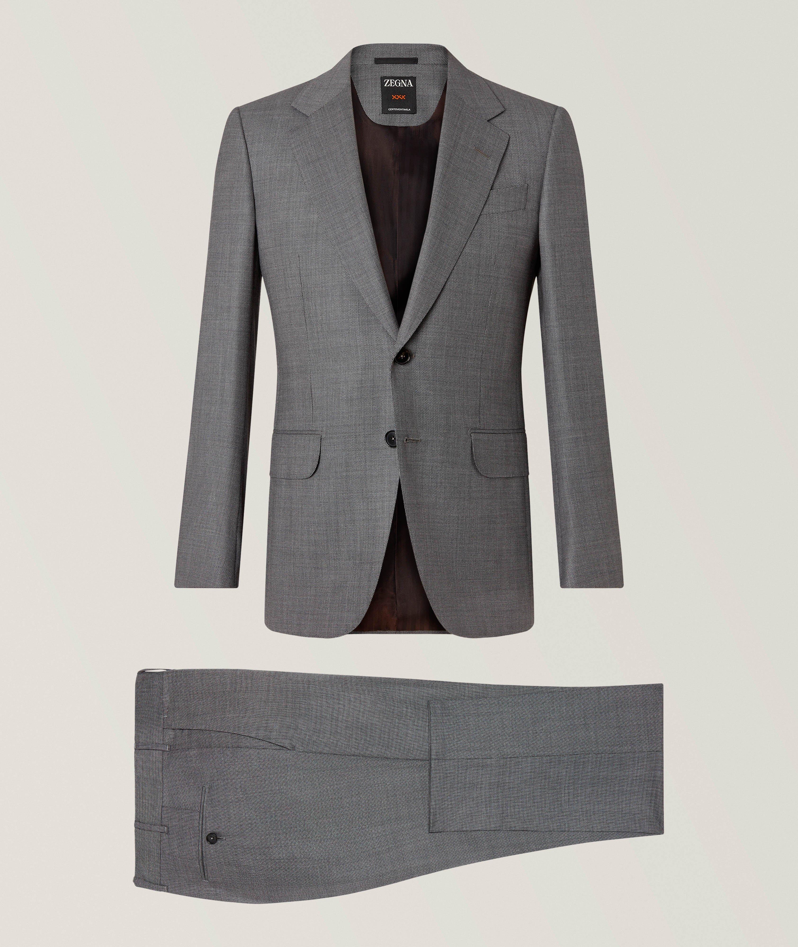 ZEGNA Trofeo Mélange 120mila Wool Suit