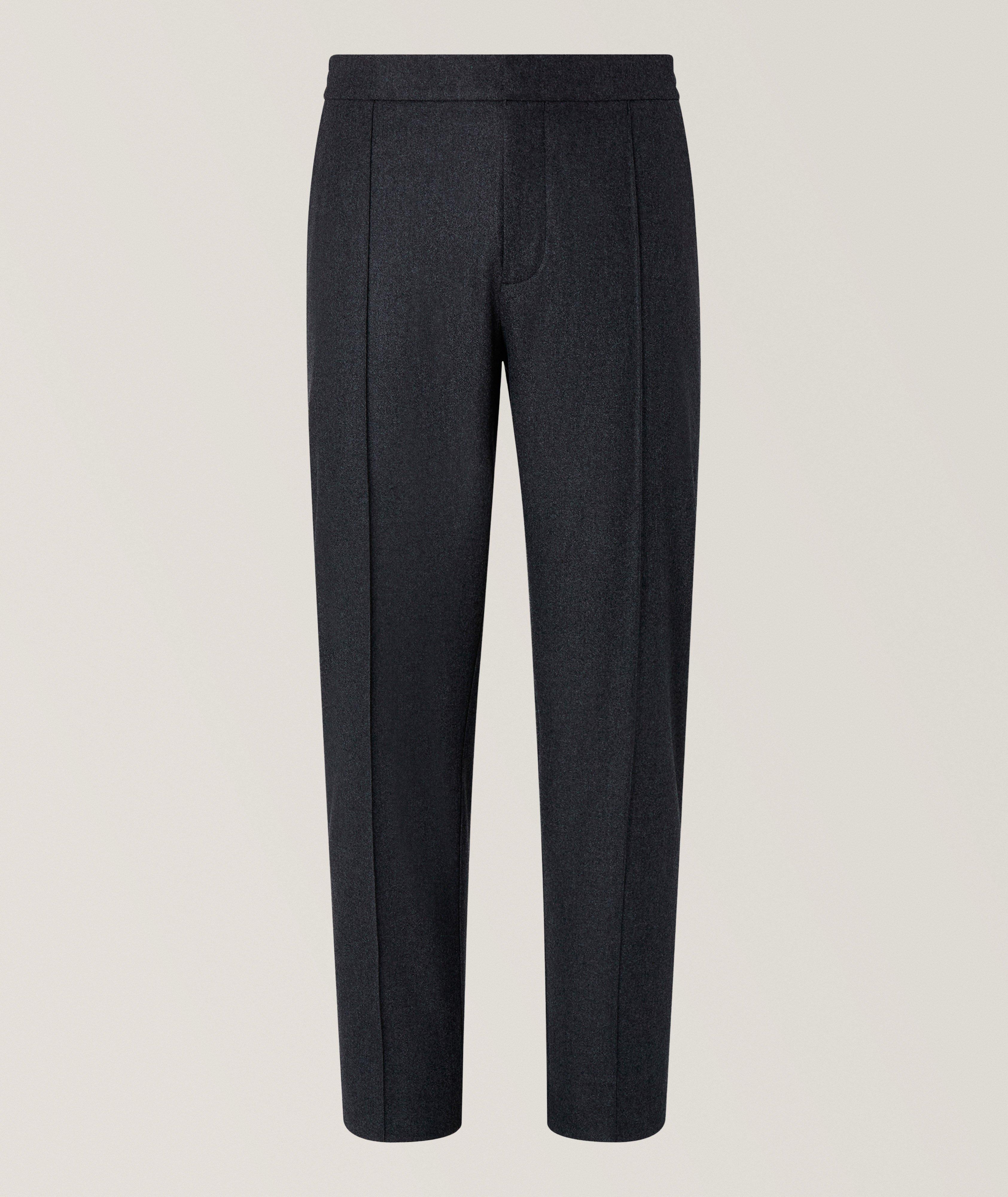 ZEGNA Wool, Silk & Cashmere Dress Pants