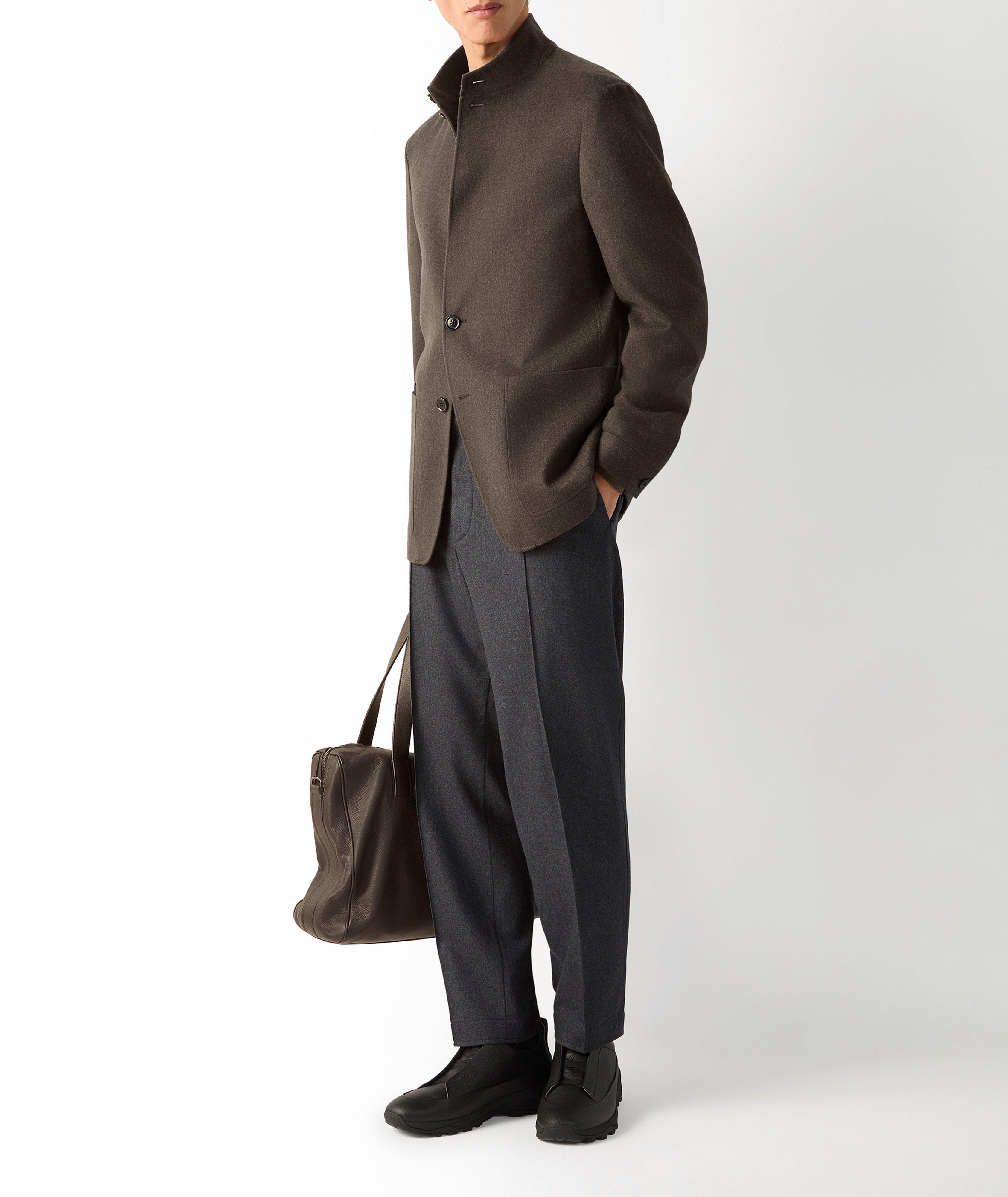 Pantalon habillé cachemire, soie & laine image 5