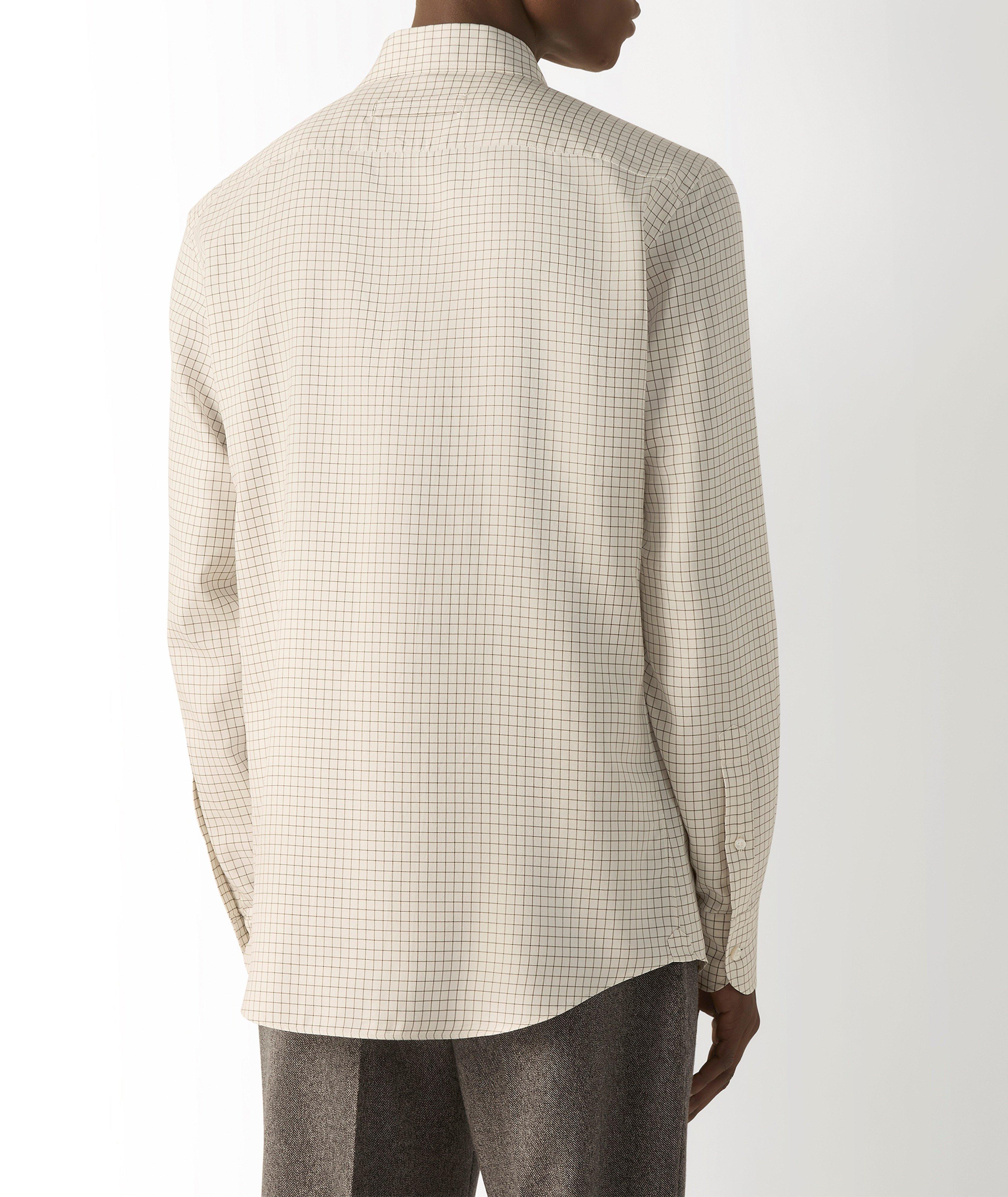Check Silk Shirt image 2